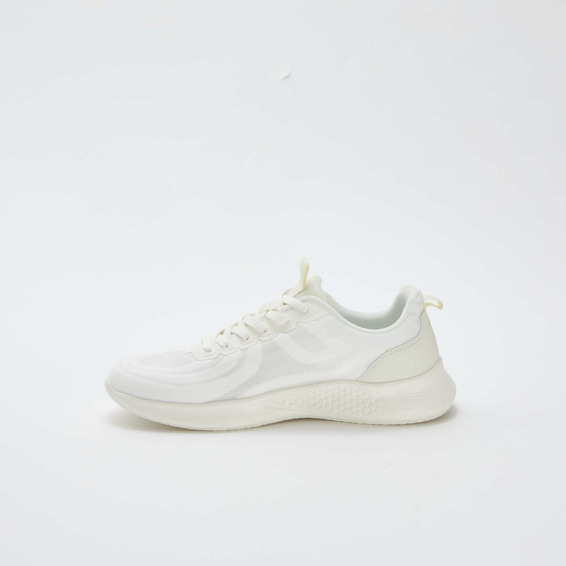 Baskets en mesh typer running à lacets GRIS