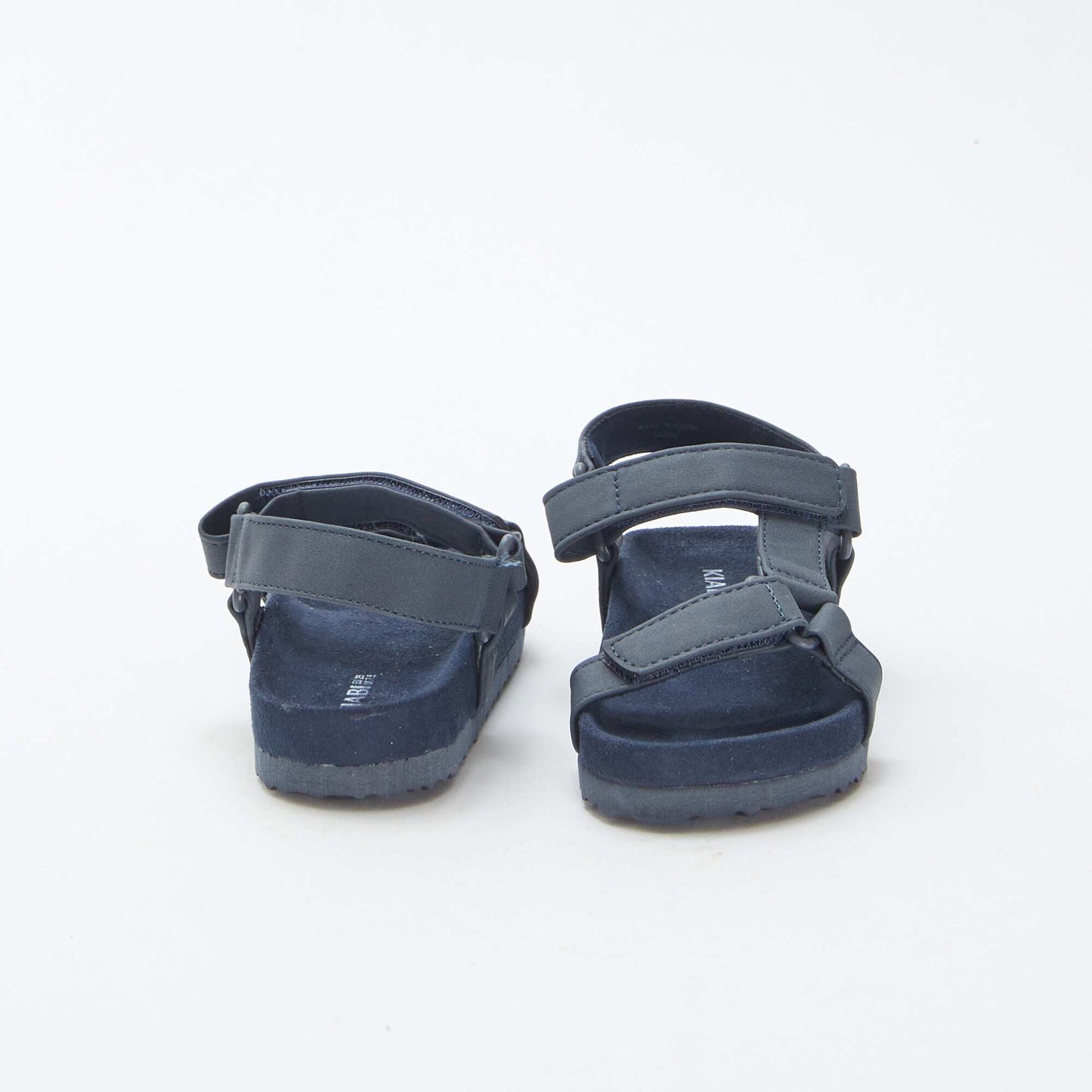 Sandales unies type trekking BLEU