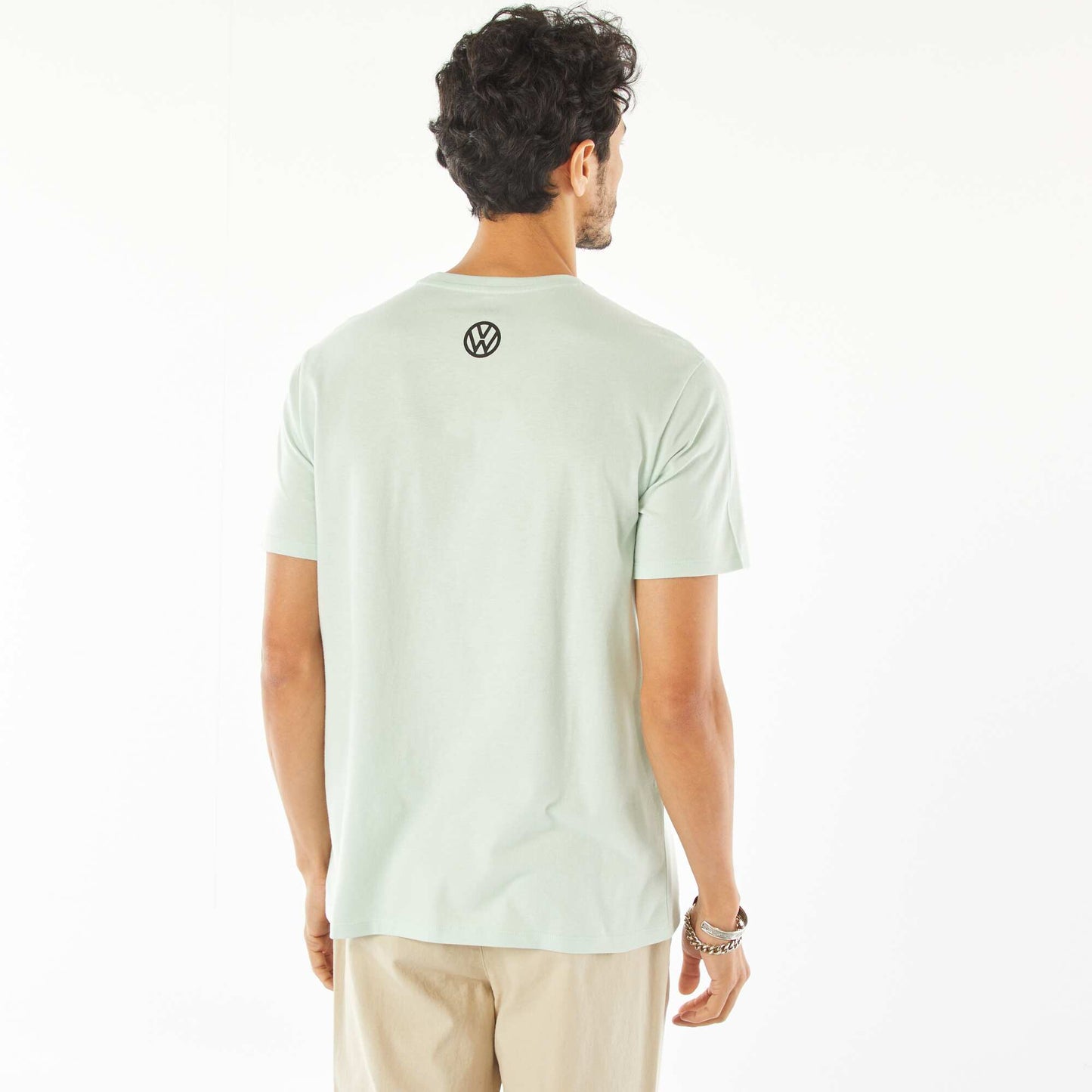 T-shirt 'Volkswagen' manches courtes BLEU