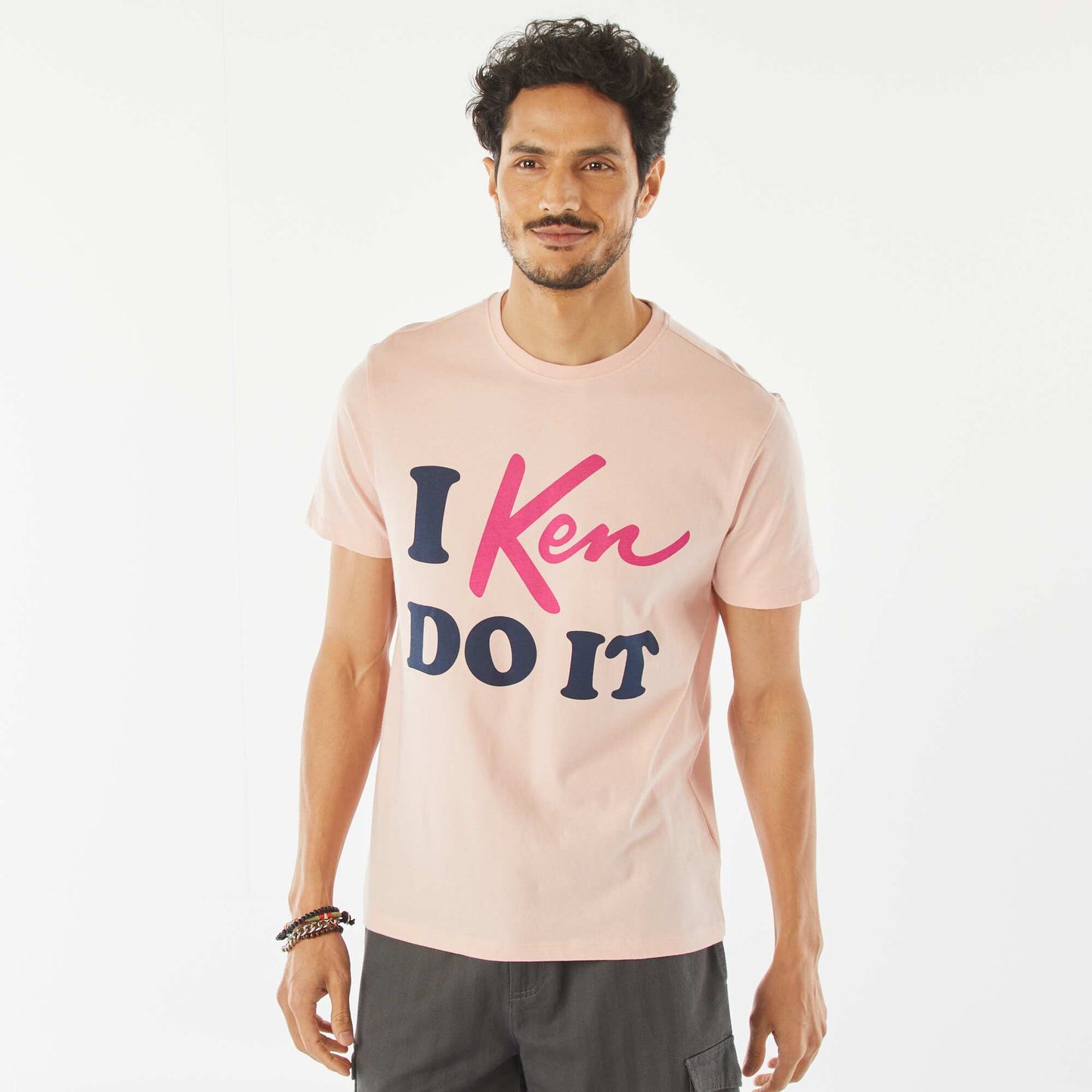Tee-shirt imprimé message 'Ken' ROSE