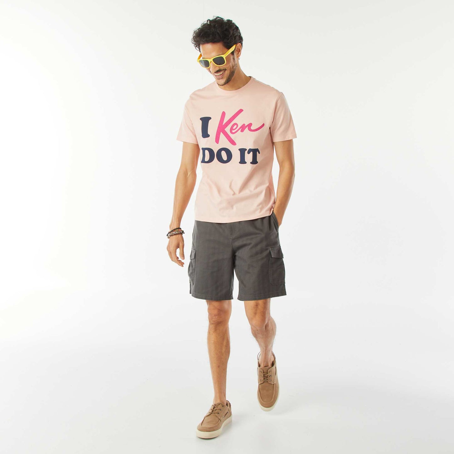Tee-shirt imprimé message 'Ken' ROSE