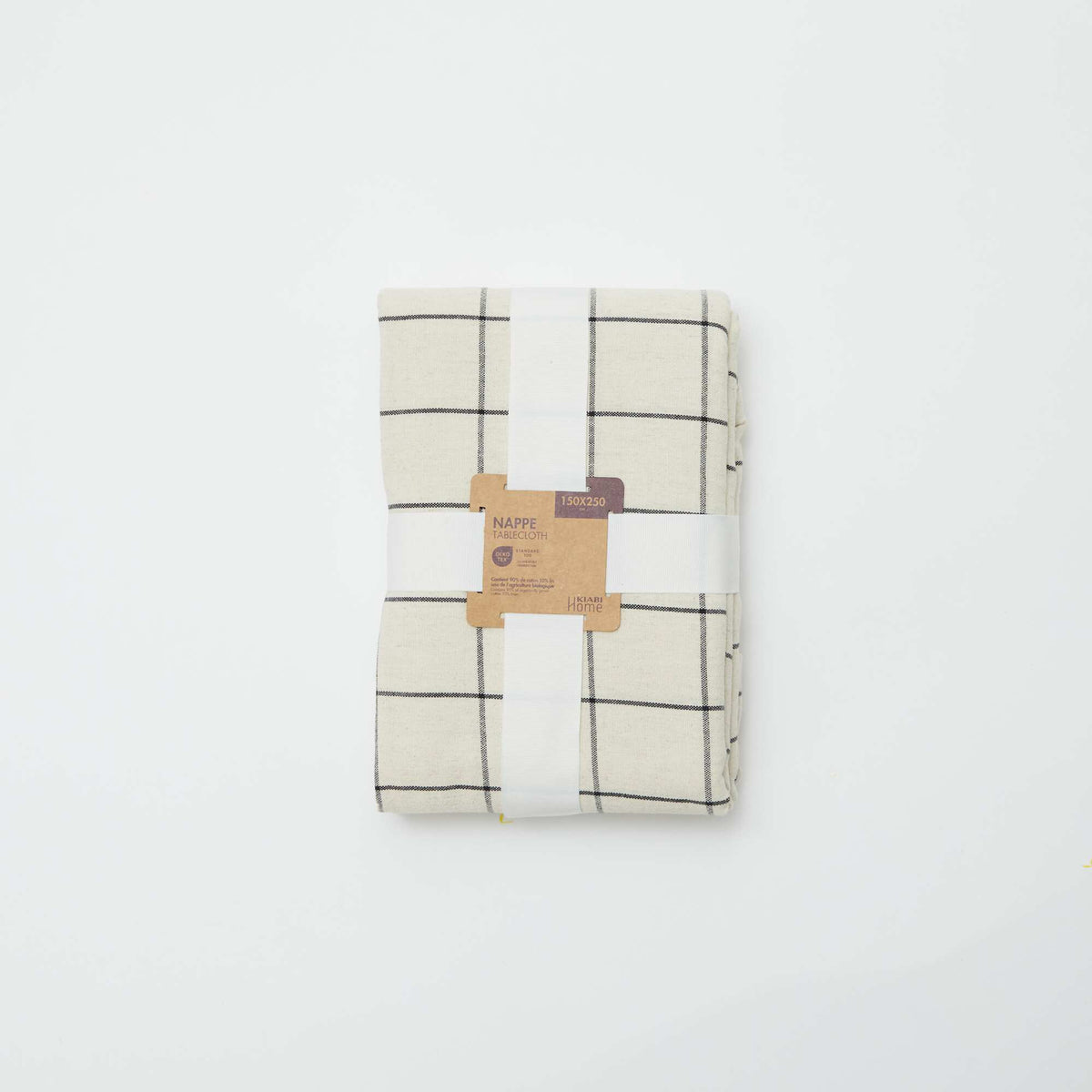 Nappe à carreaux (150x250 cm) - Kiabi Home NOIR