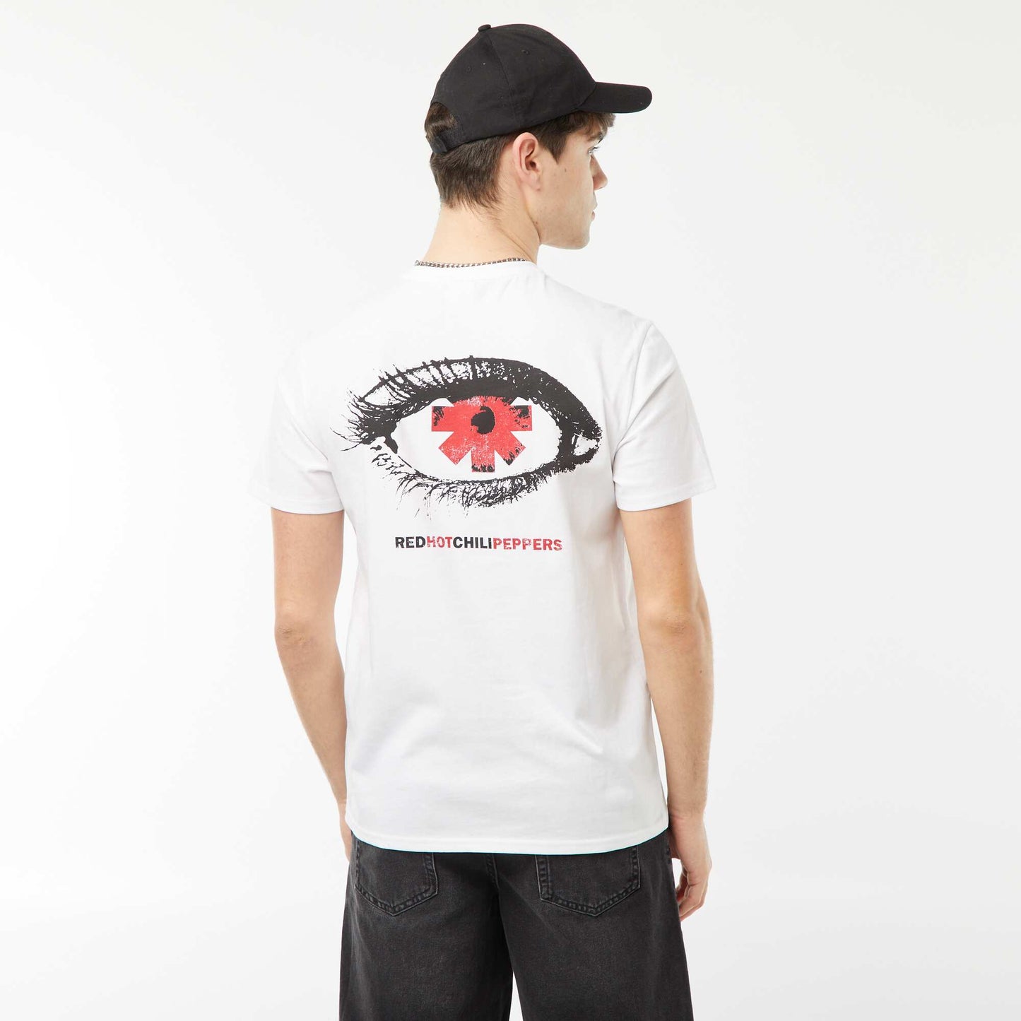 Tee-shirt imprimé 'Red Hot Chili Peppers' BLANC