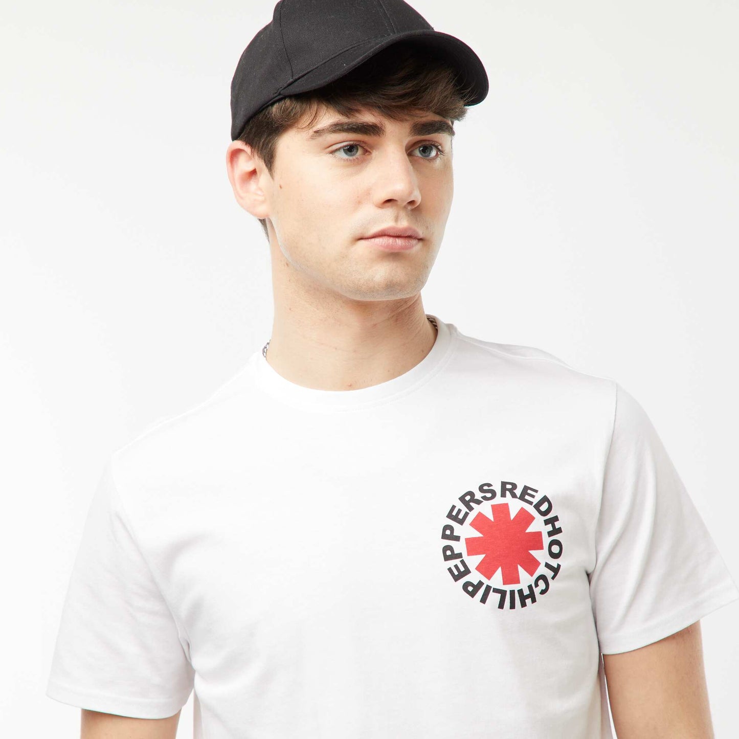 Tee-shirt imprimé 'Red Hot Chili Peppers' BLANC