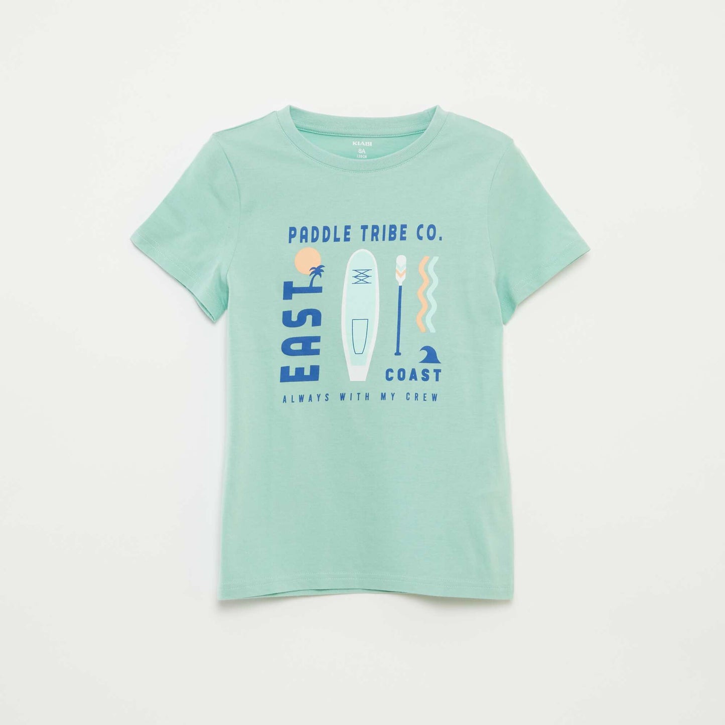 T-shirt imprimé fantaisie VERT