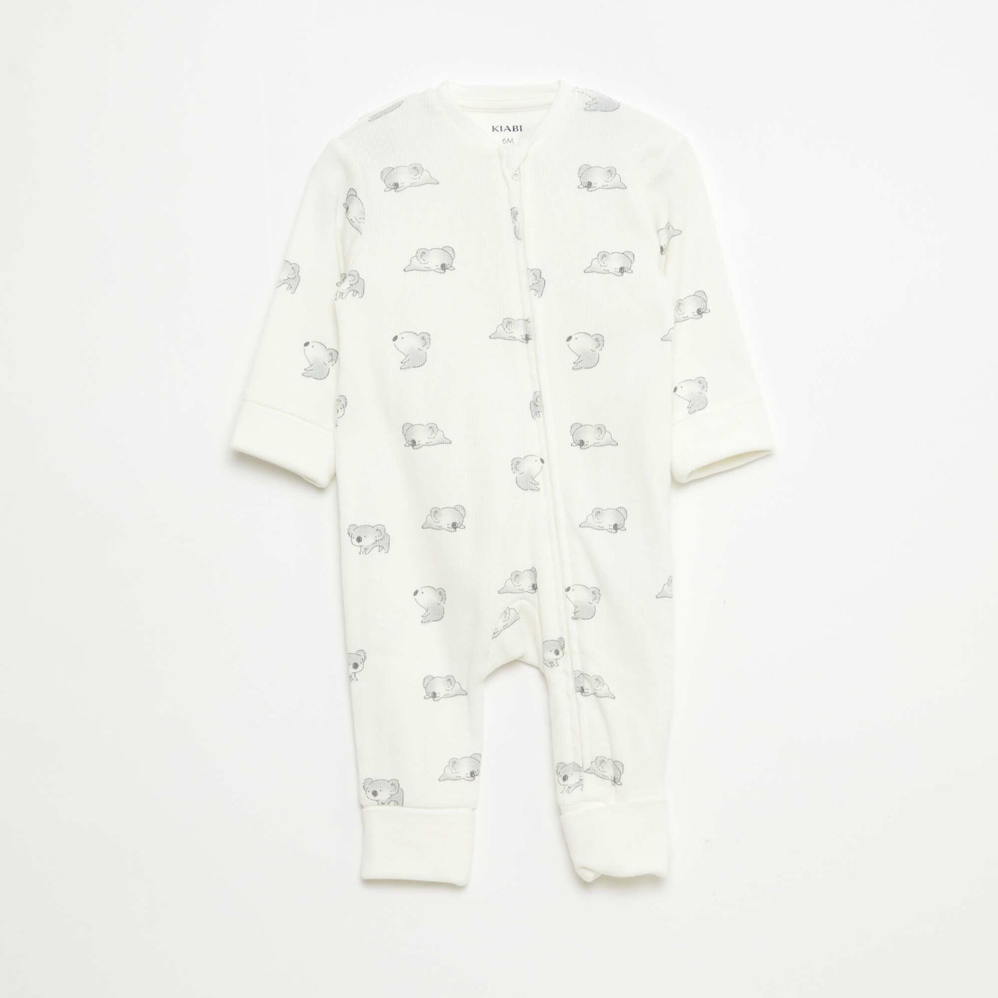 Ensemble dors-bien + bavoir + body - 3 pièces BLANC