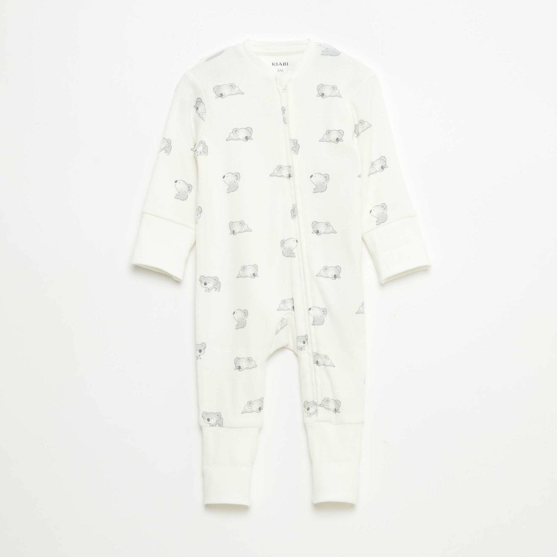 Ensemble dors-bien + bavoir + body - 3 pièces BLANC