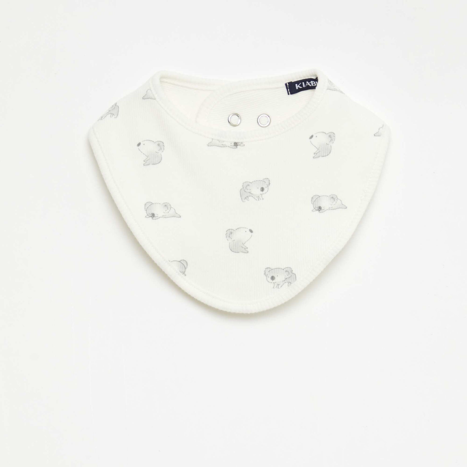Ensemble dors-bien + bavoir + body - 3 pièces BLANC