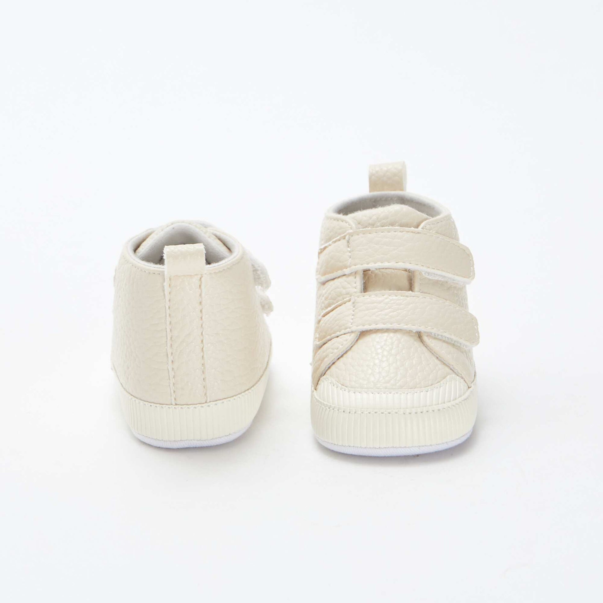Baskets à scratchs BEIGE