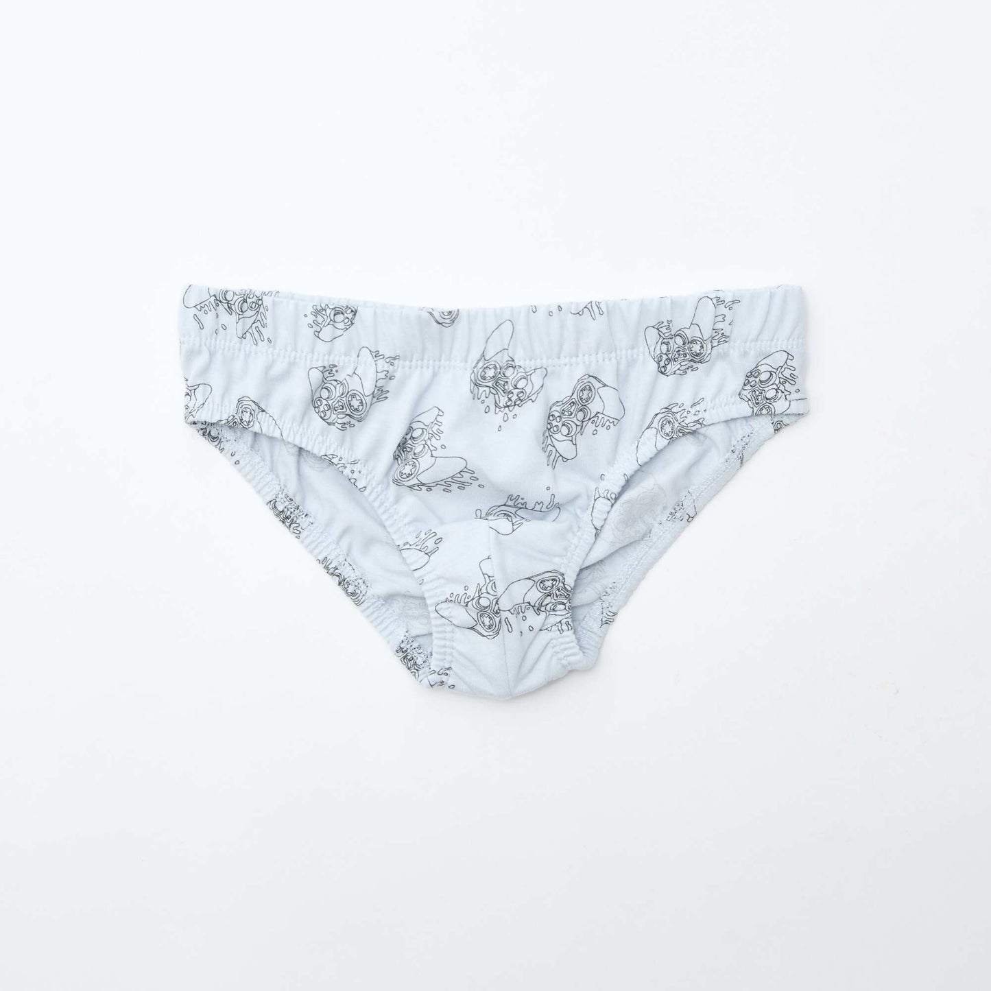 Lot de 7 slips à imprimés GRIS