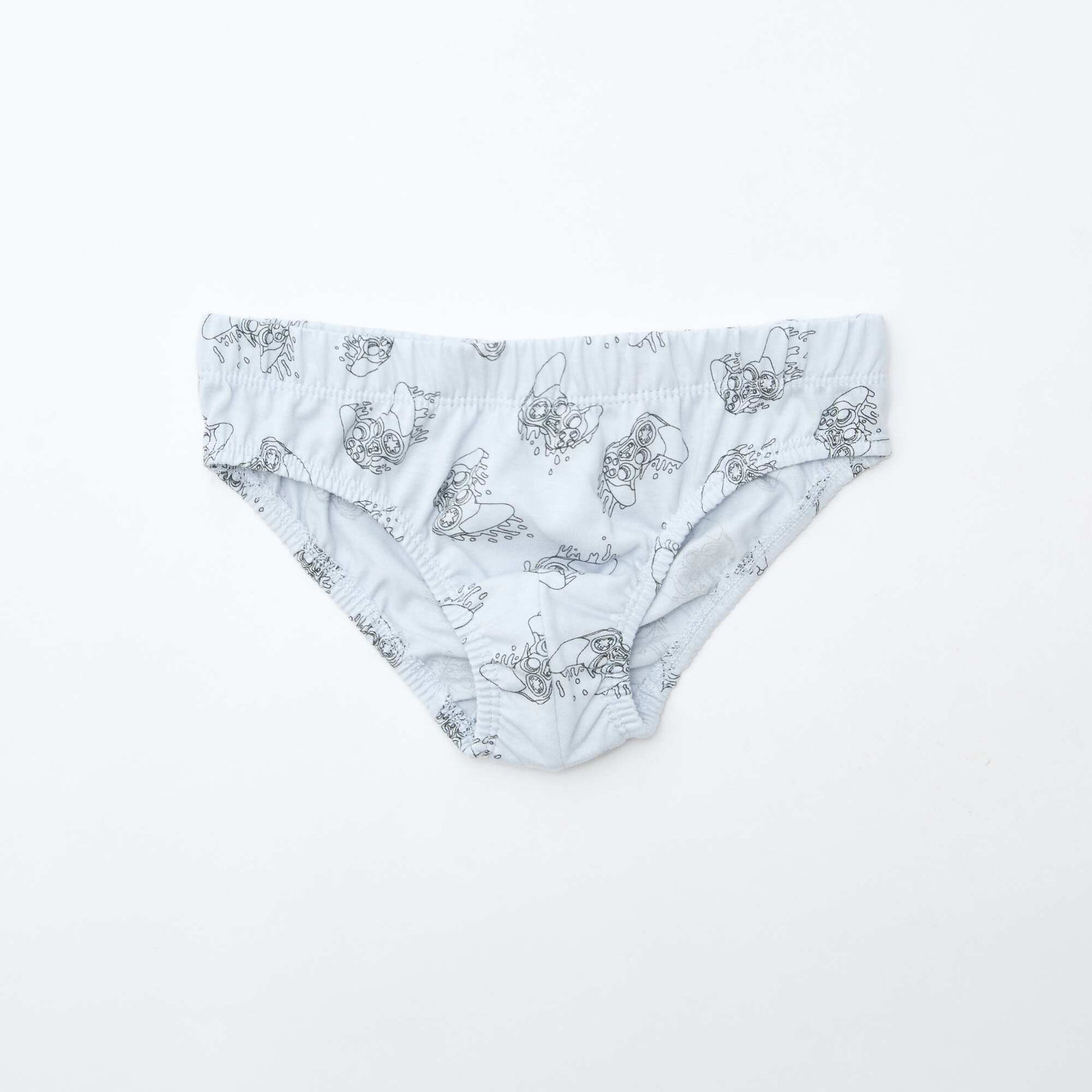 Lot de 7 slips à imprimés GRIS