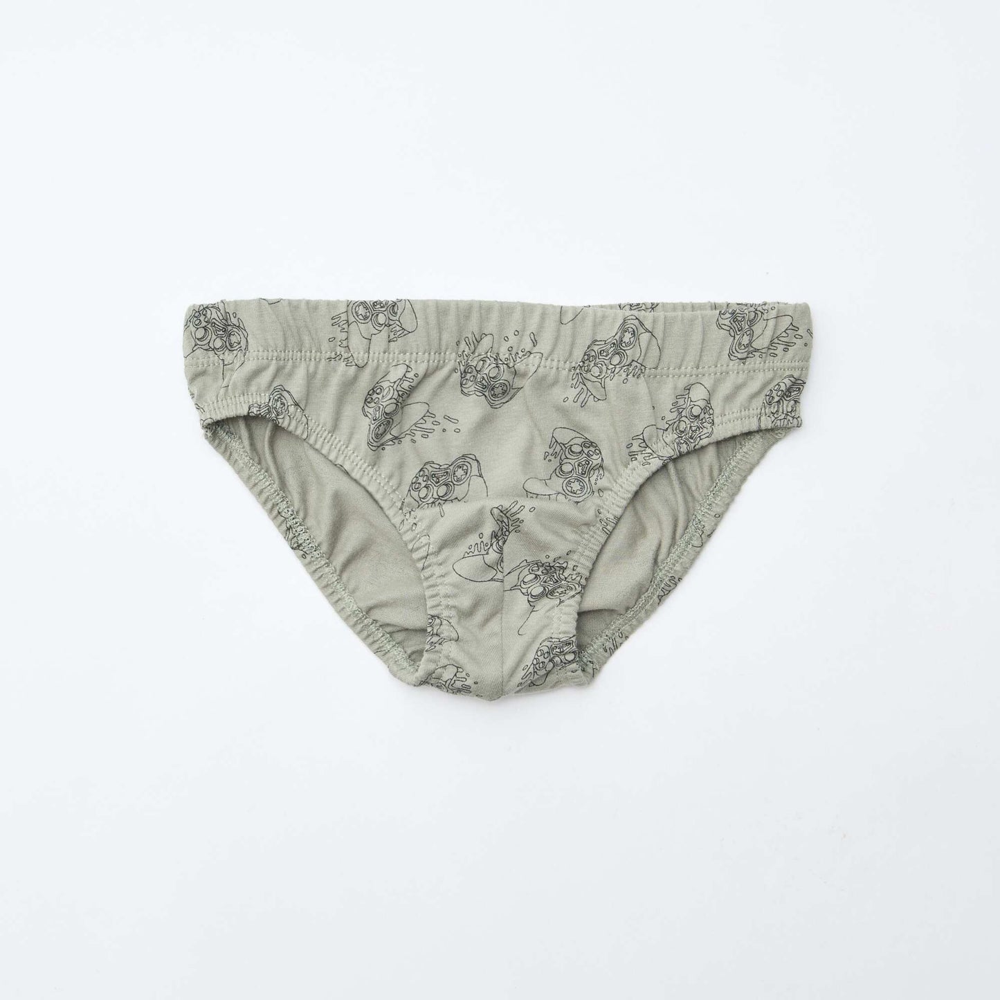 Lot de 7 slips à imprimés GRIS