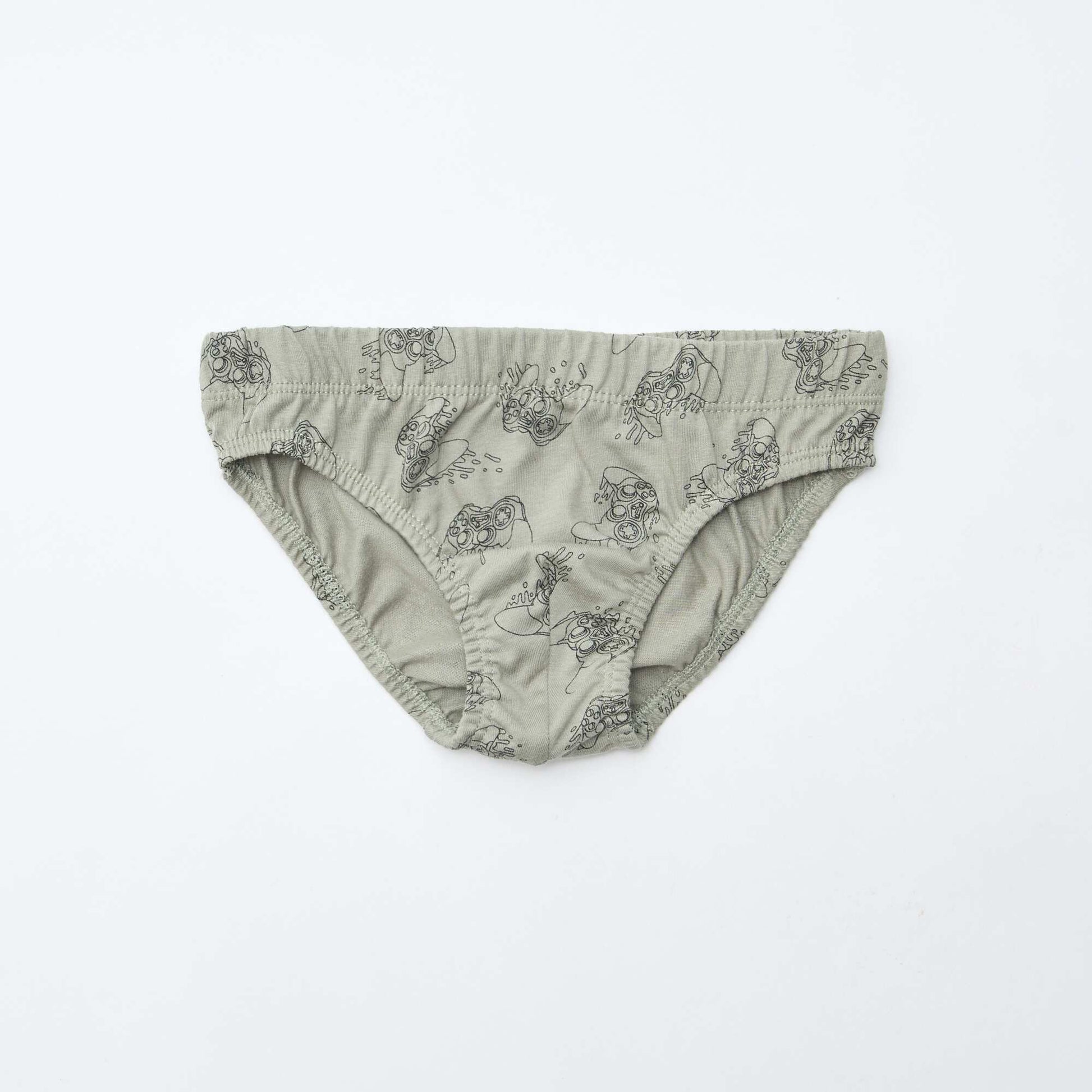 Lot de 7 slips à imprimés GRIS