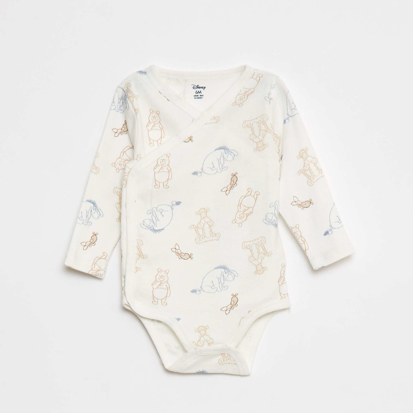 Lot de 2 bodies 'Disney' 'Winnie' MARRON