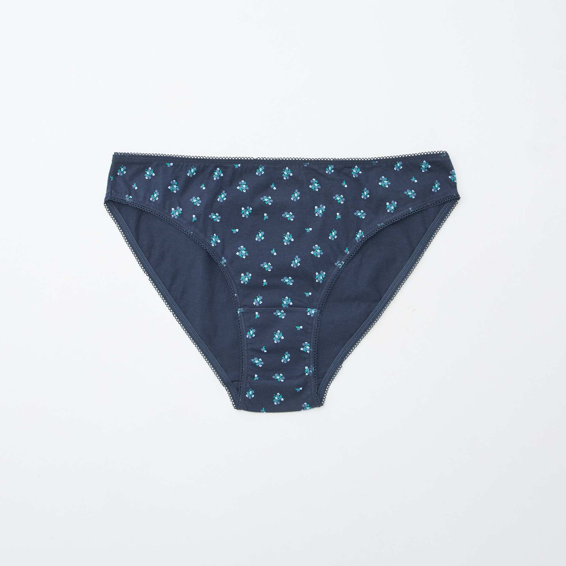 Lot de 5 culottes - unies et imprimées BLEU