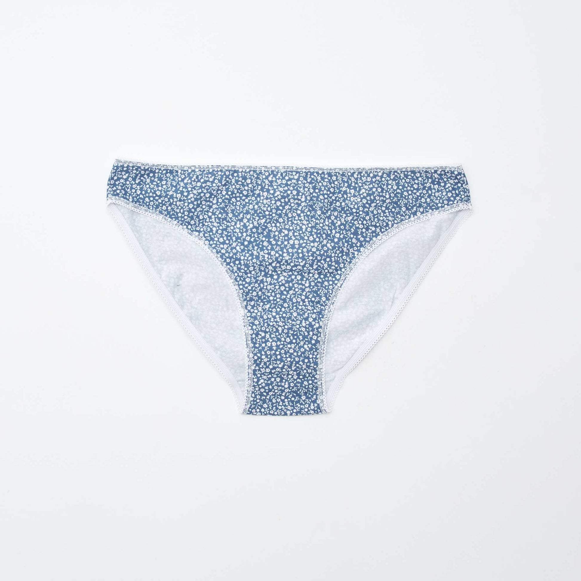 Lot de 5 culottes - unies et imprimées BLEU