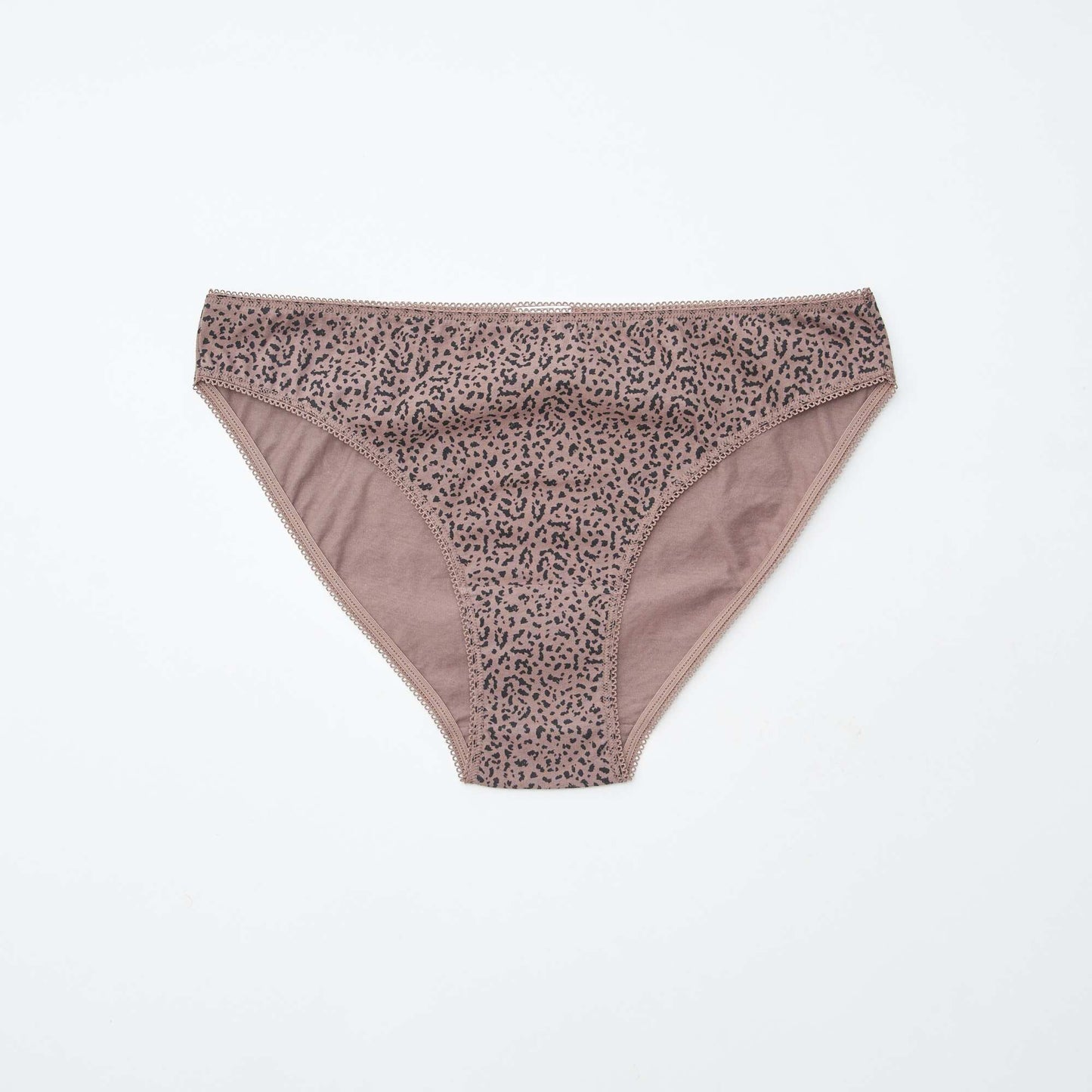 Lot de 5 culottes - unies et imprimées MARRON