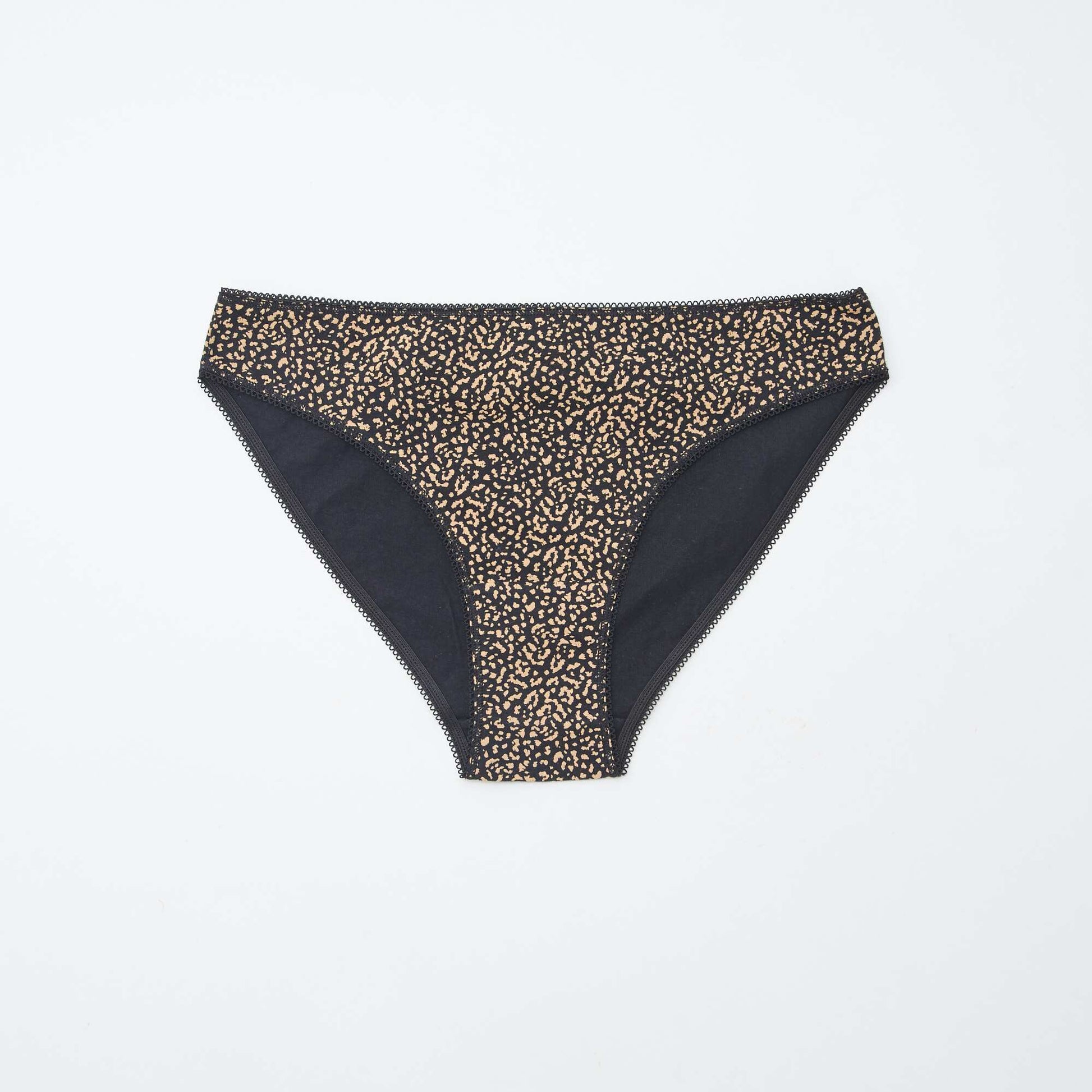 Lot de 5 culottes - unies et imprimées MARRON