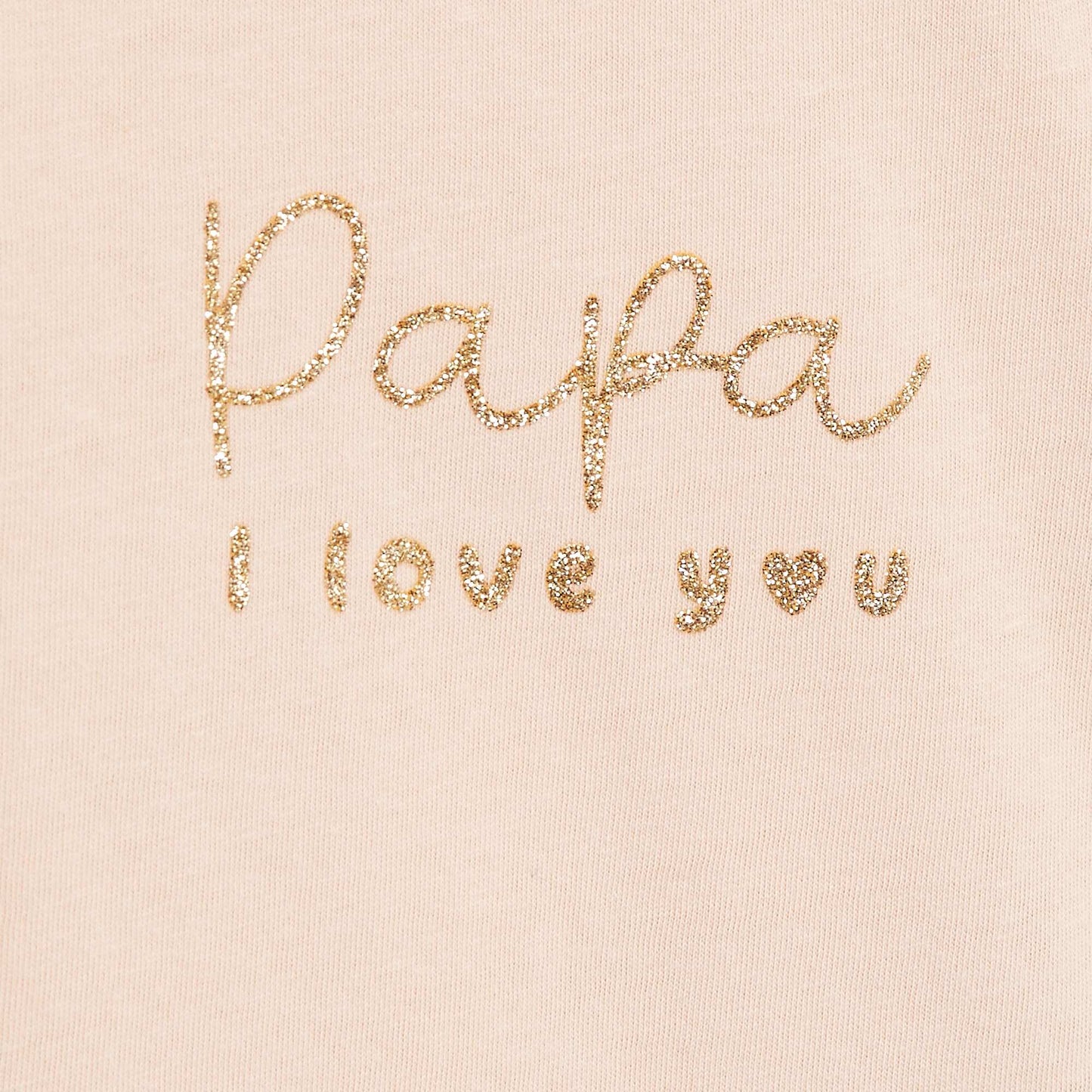 T-shirt manches longue impirmé ROSE