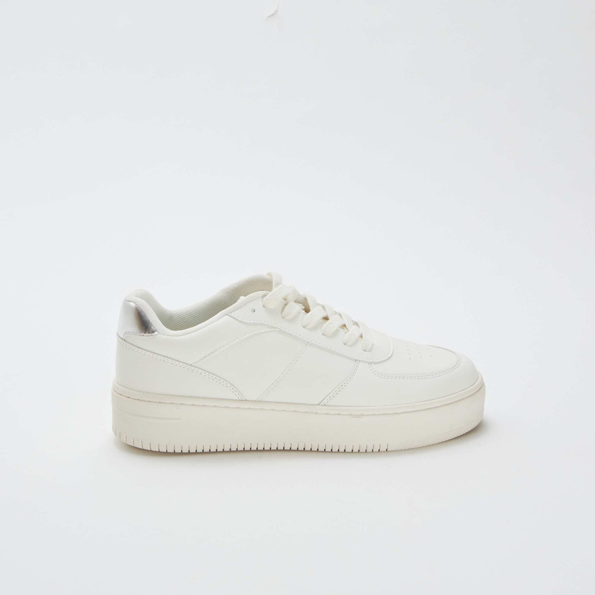 Baskets à plateforme BLANC