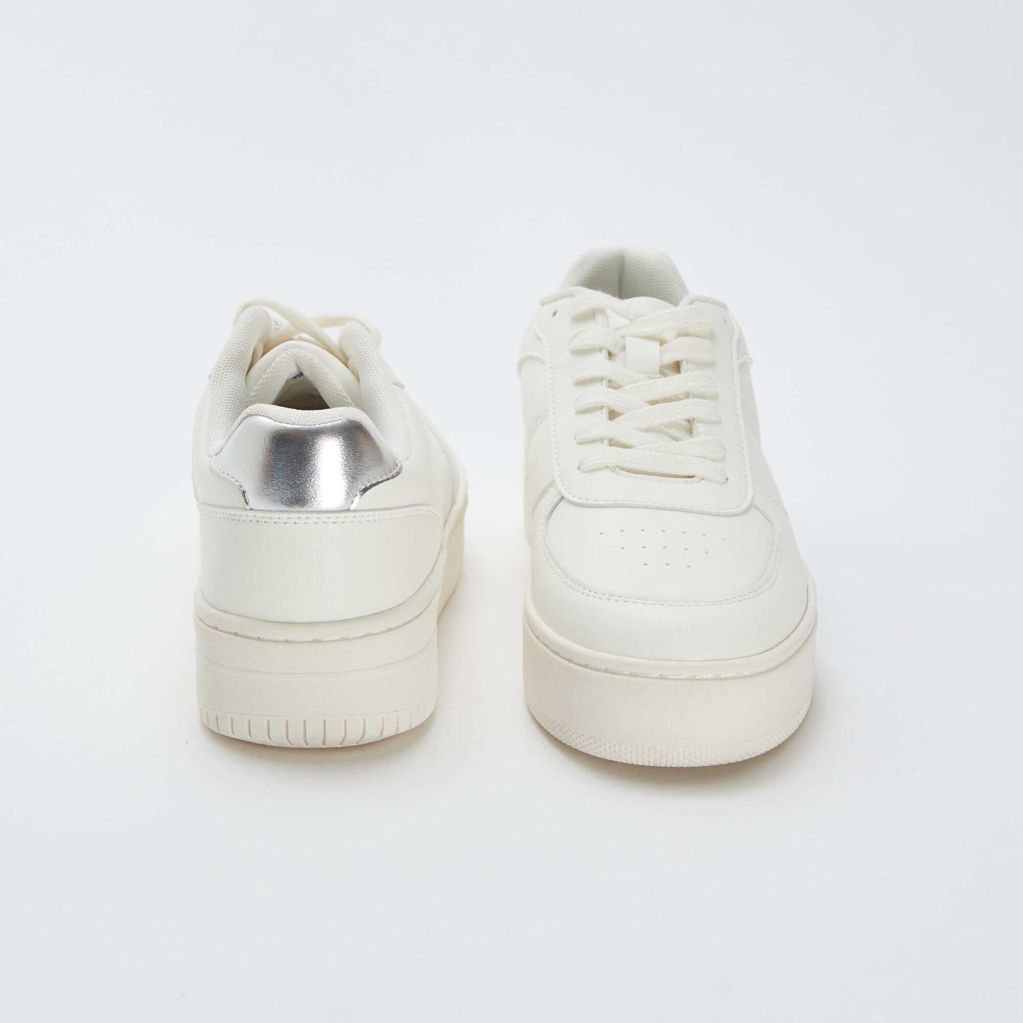 Baskets à plateforme BLANC