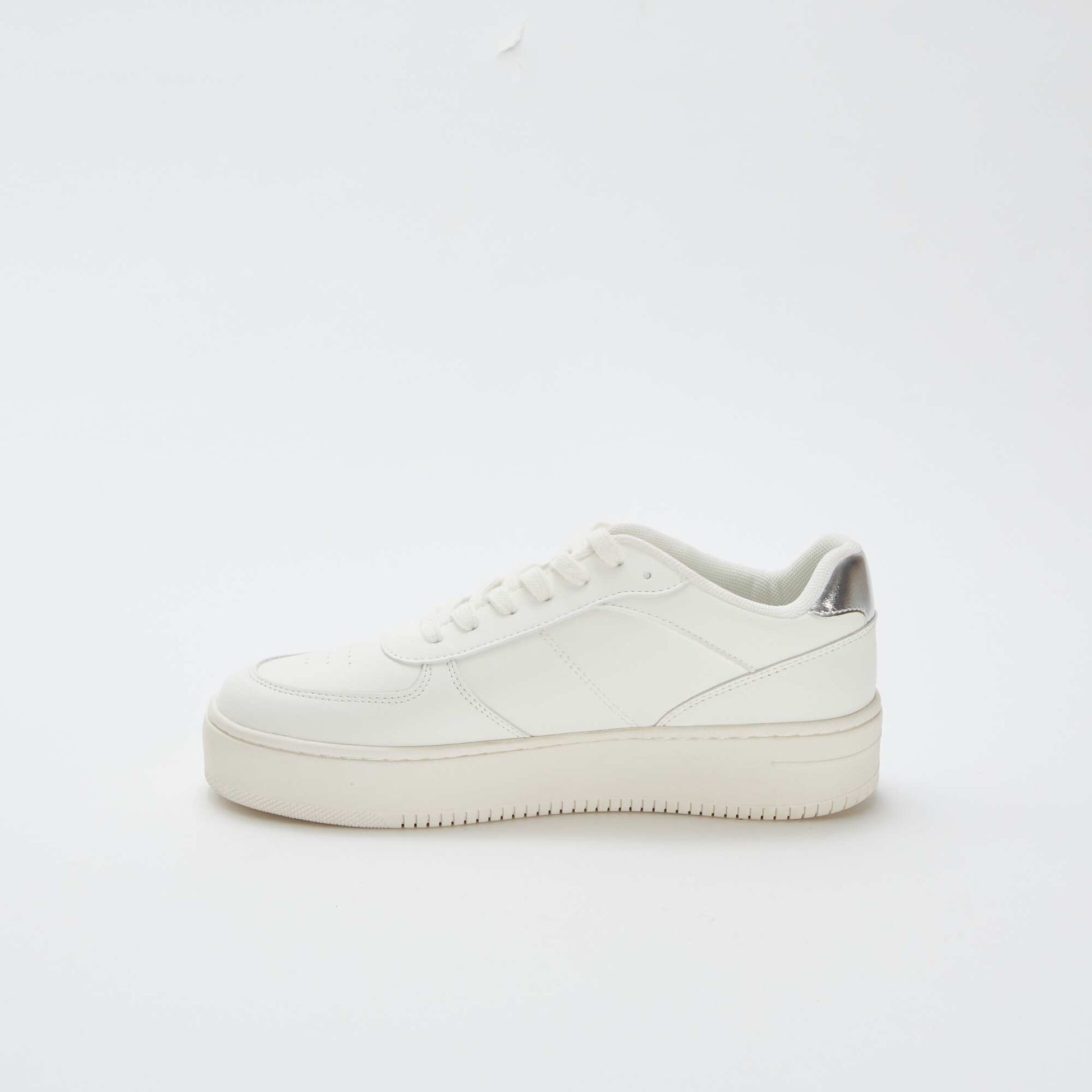 Baskets à plateforme BLANC