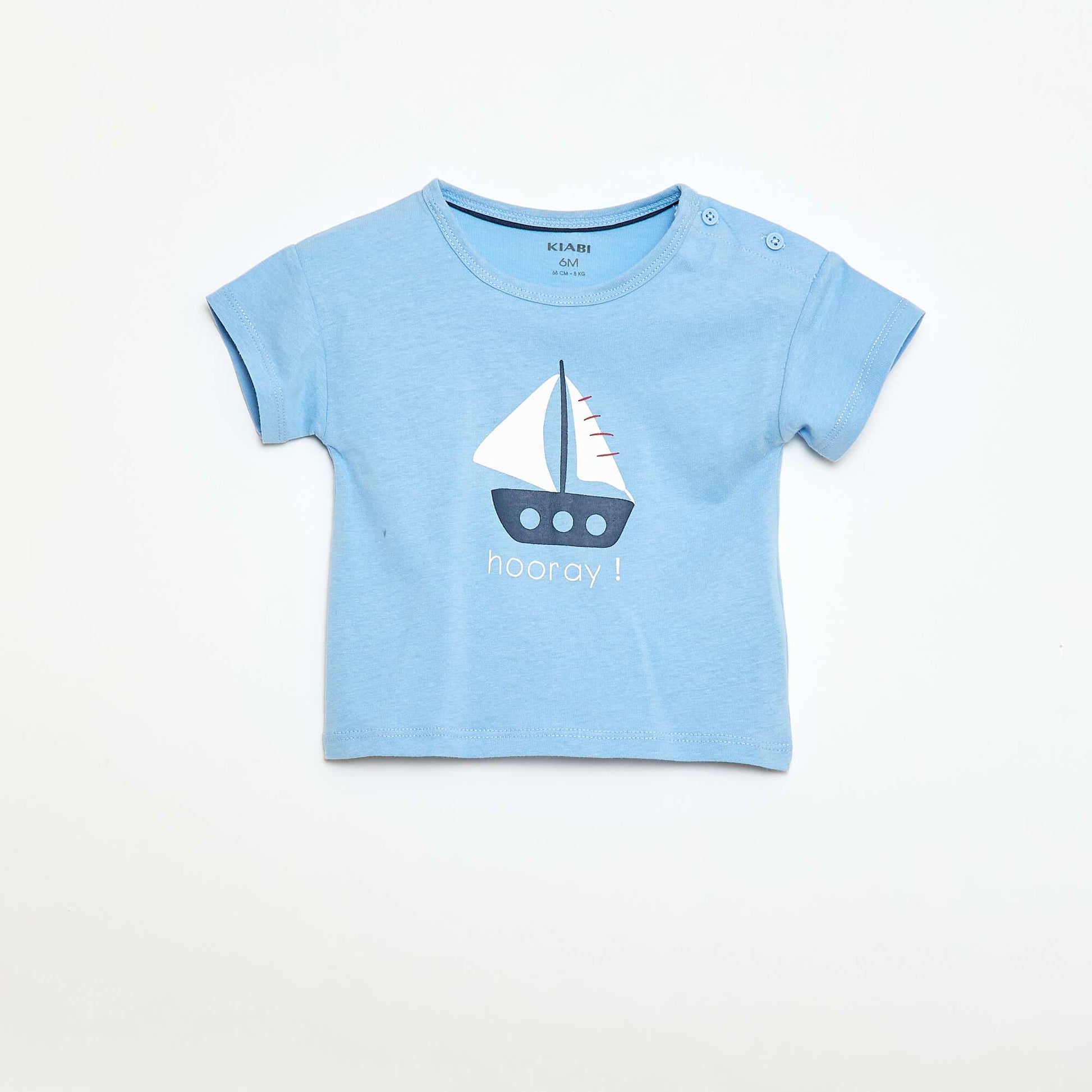 Ensemble t-shirt + short avec poches - 2 pièces BLEU