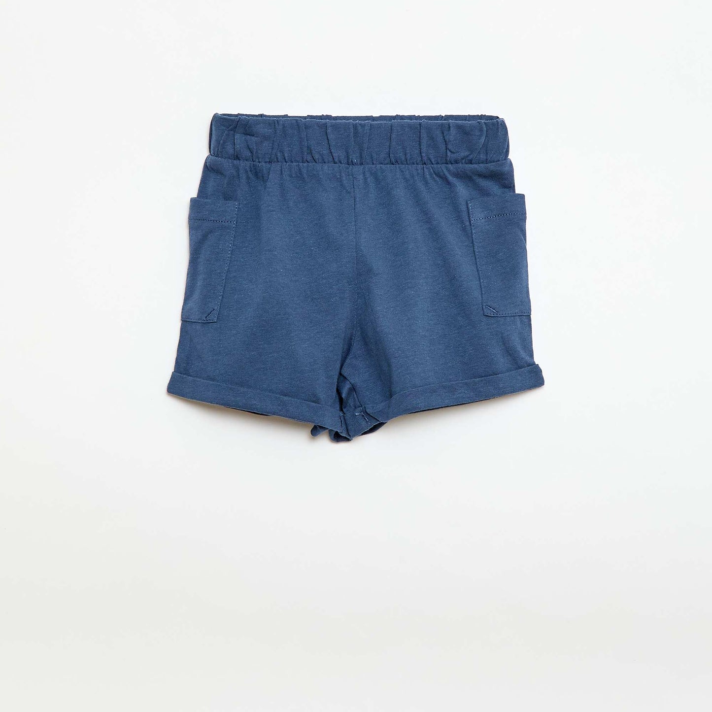 Ensemble t-shirt + short avec poches - 2 pièces BLEU