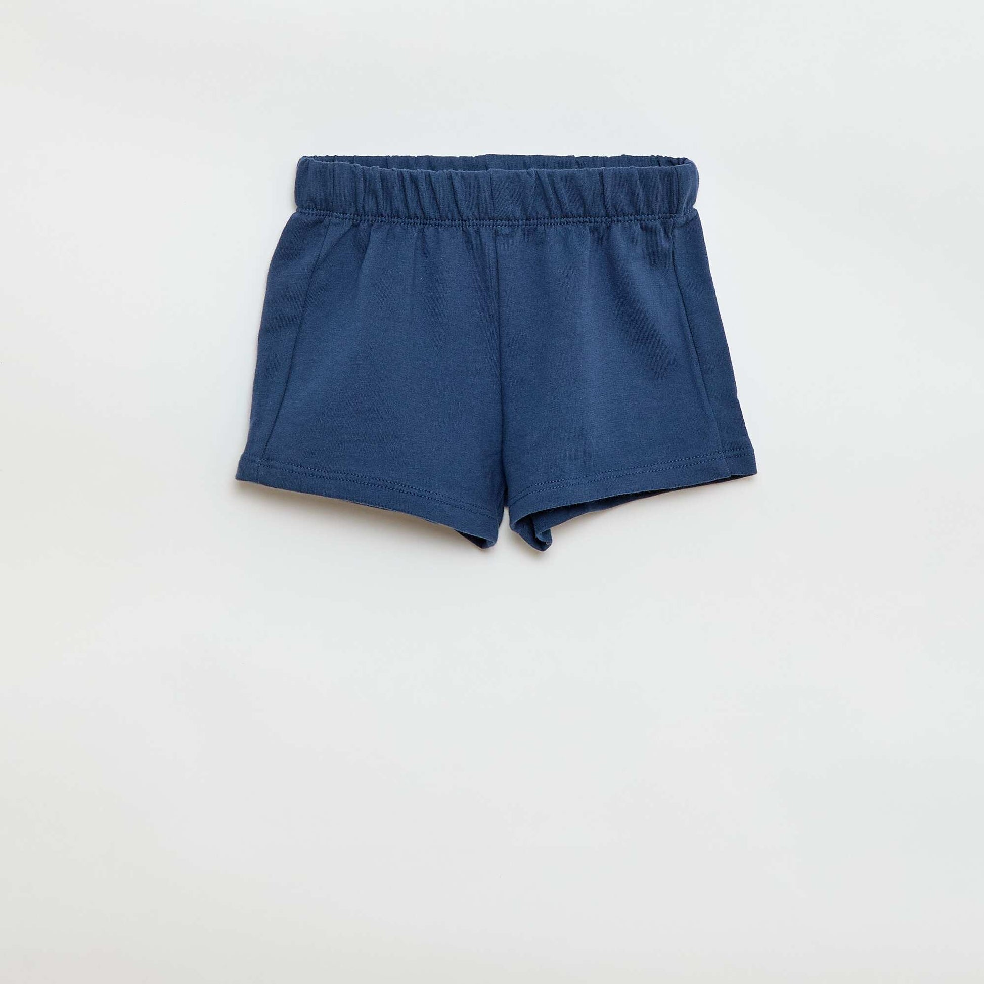 Ensemble t-shirt avec imprimé + short - 2 pièces BLEU