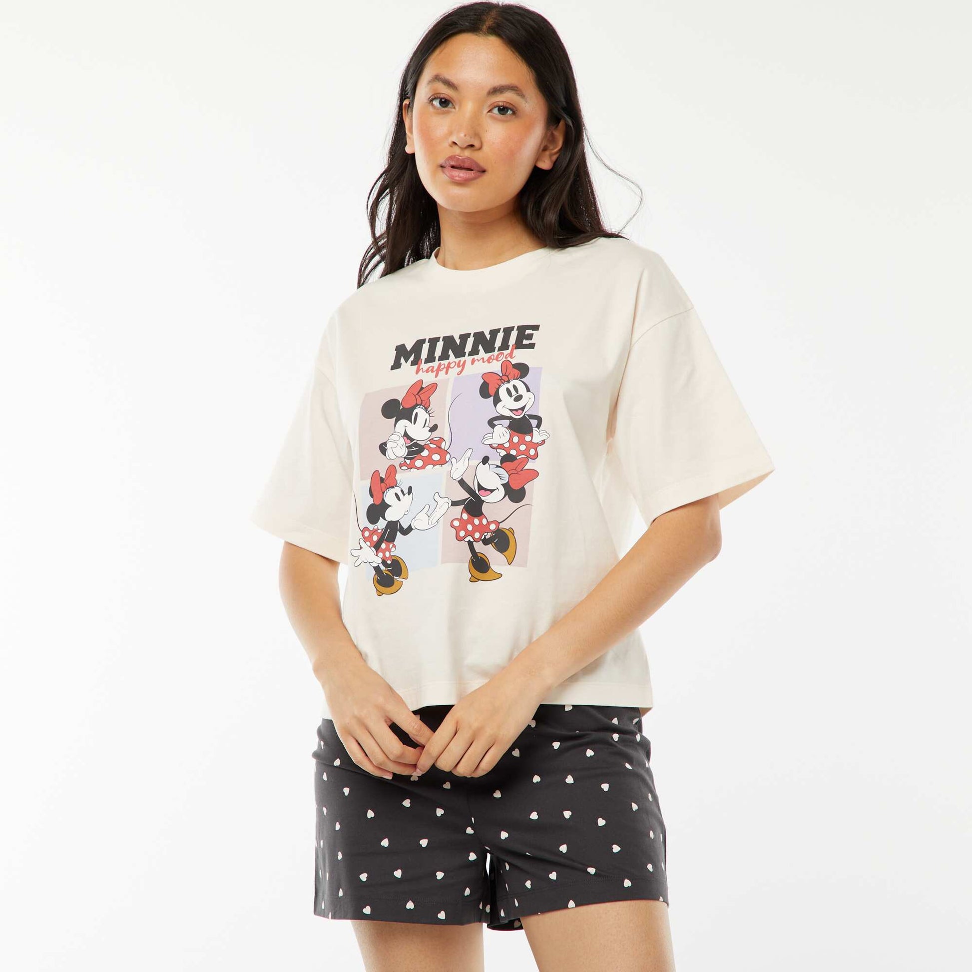 Pyjama short 'Minnie' - 2 pièces ROSE