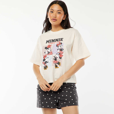 Pyjama short 'Minnie' - 2 pièces ROSE