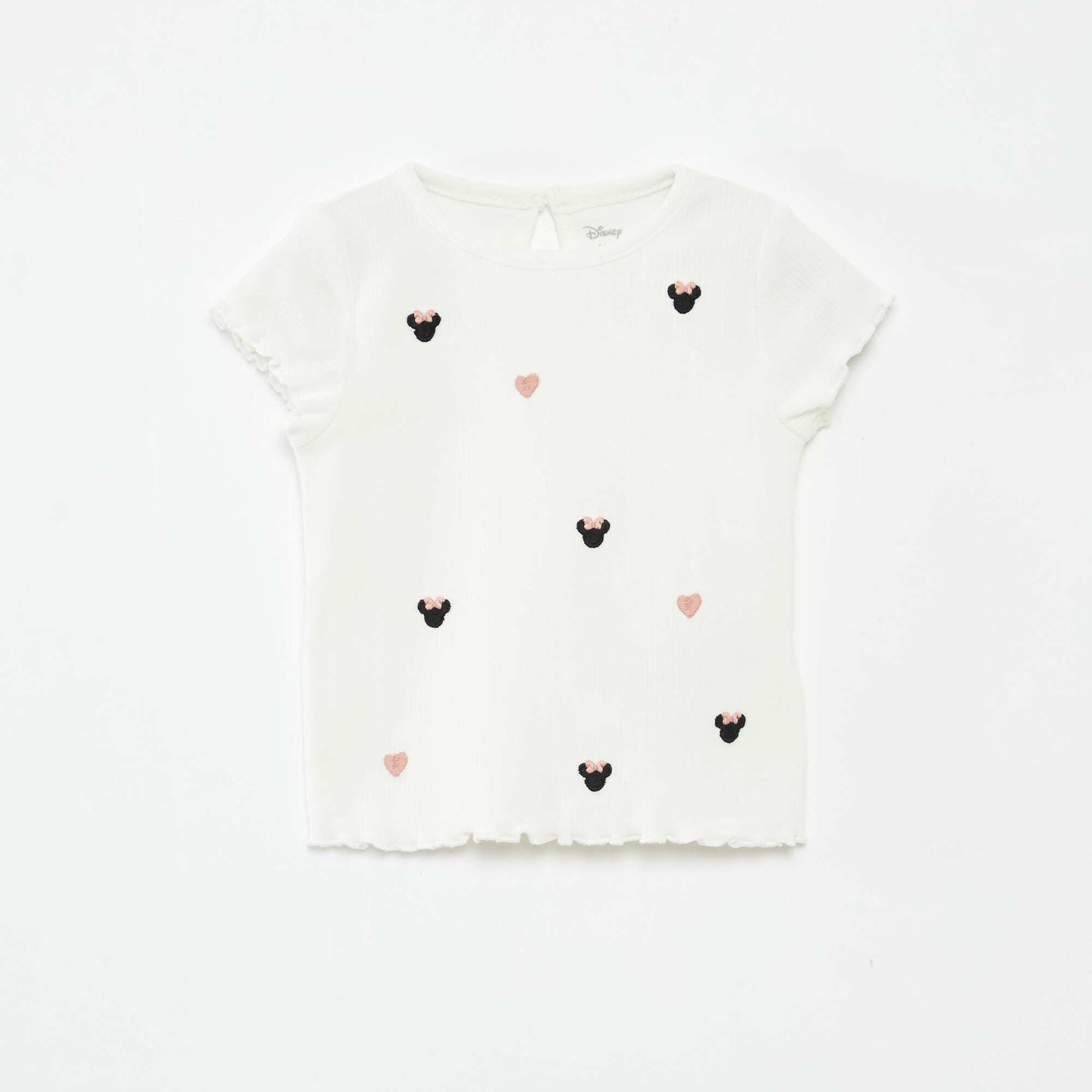 Ensemble t-shirt + legging côtelé 'Minnie' - 2 personnes BLANC