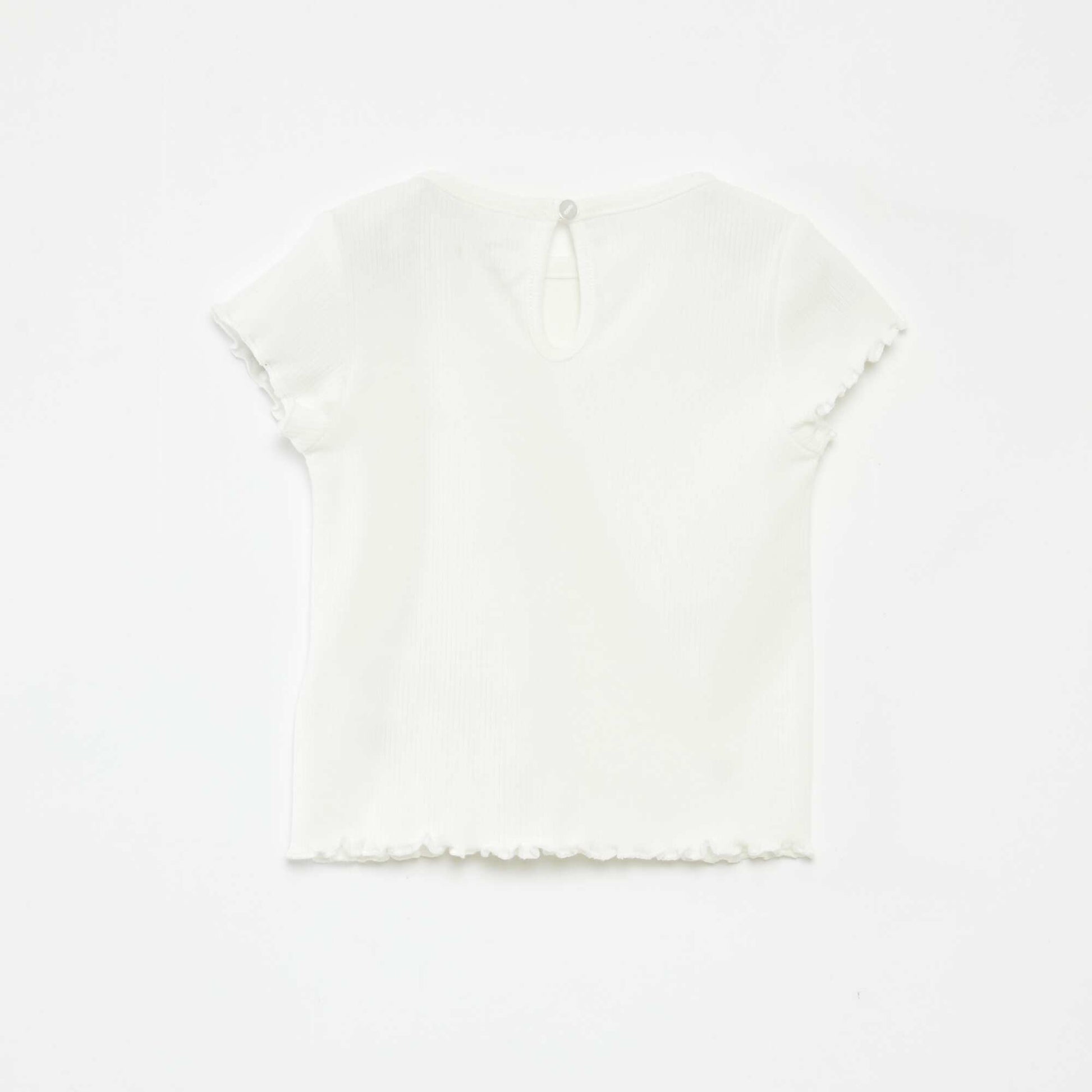 Ensemble t-shirt + legging côtelé 'Minnie' - 2 personnes BLANC