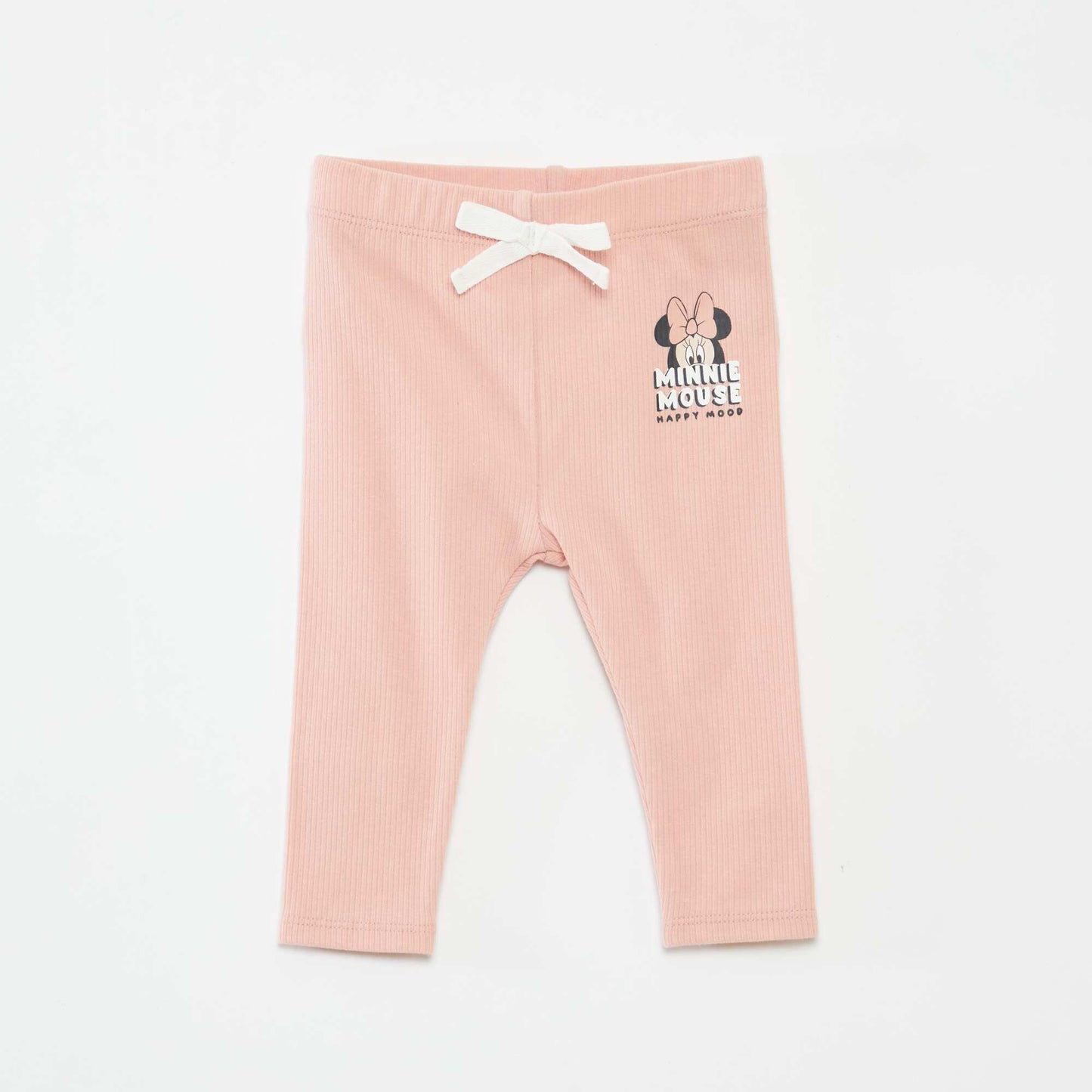 Ensemble t-shirt + legging côtelé 'Minnie' - 2 personnes BLANC