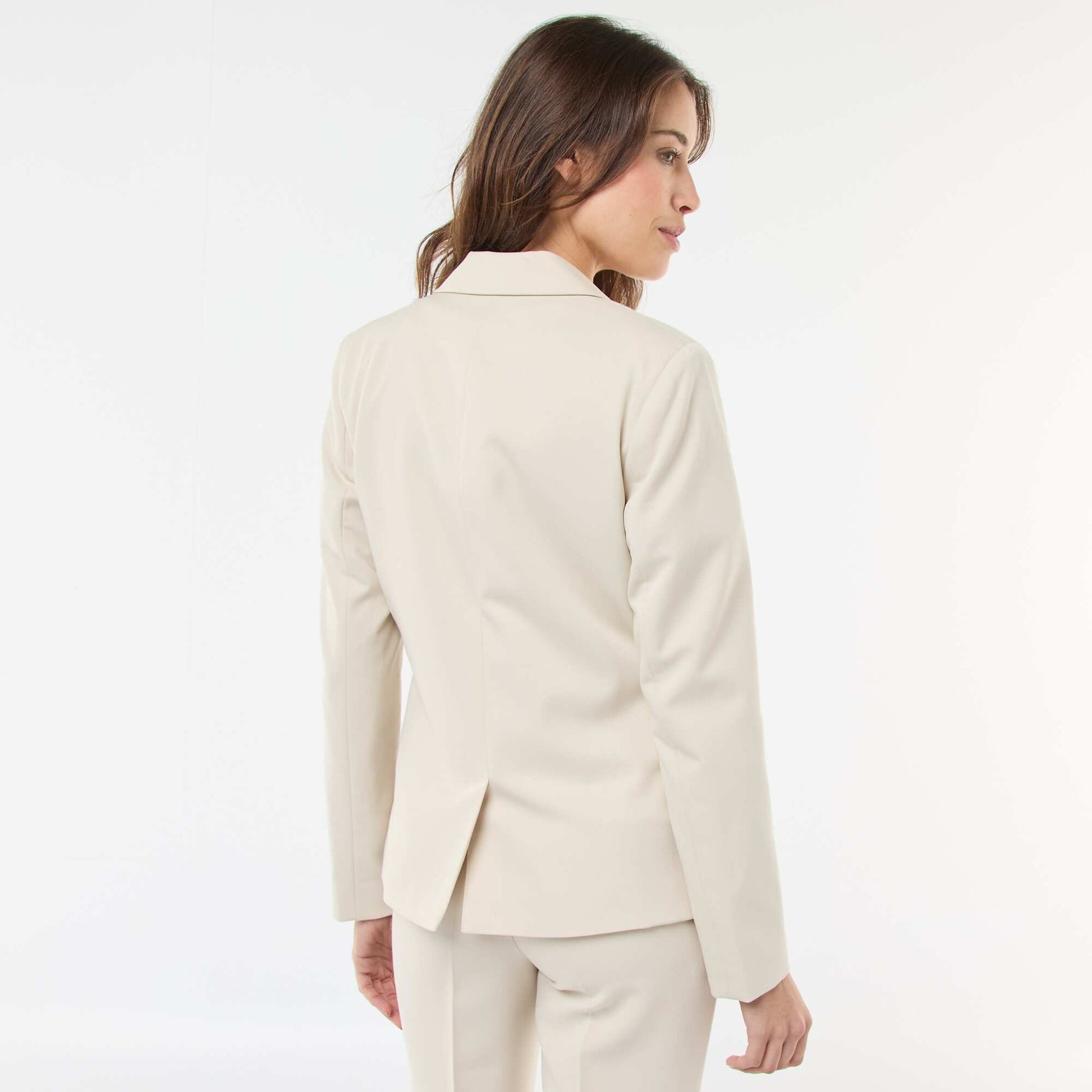 Veste de tailleur à manches longues BEIGE