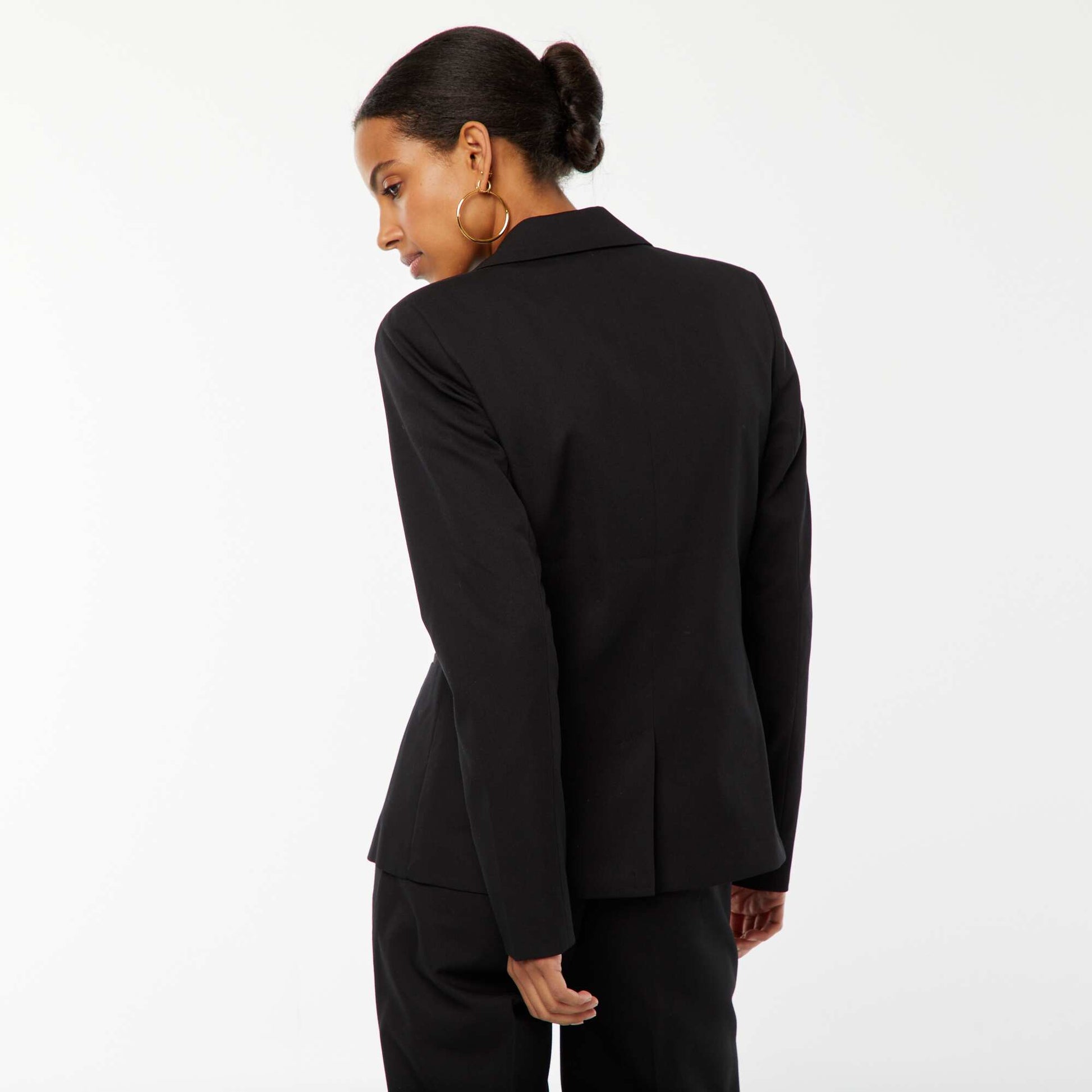 Veste de tailleur à manches longues NOIR