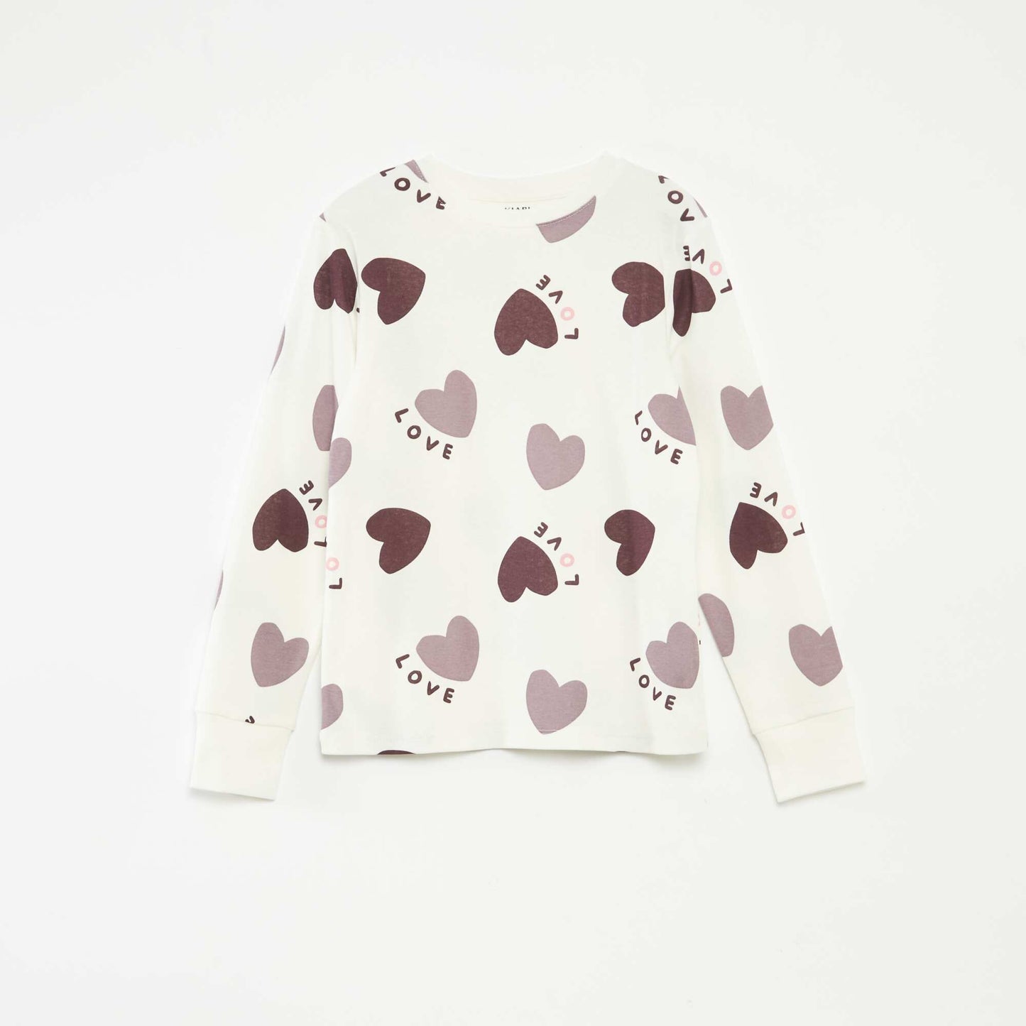 Ensemble de pyjama t-shirt + pantalon -  2 pièces VIOLET