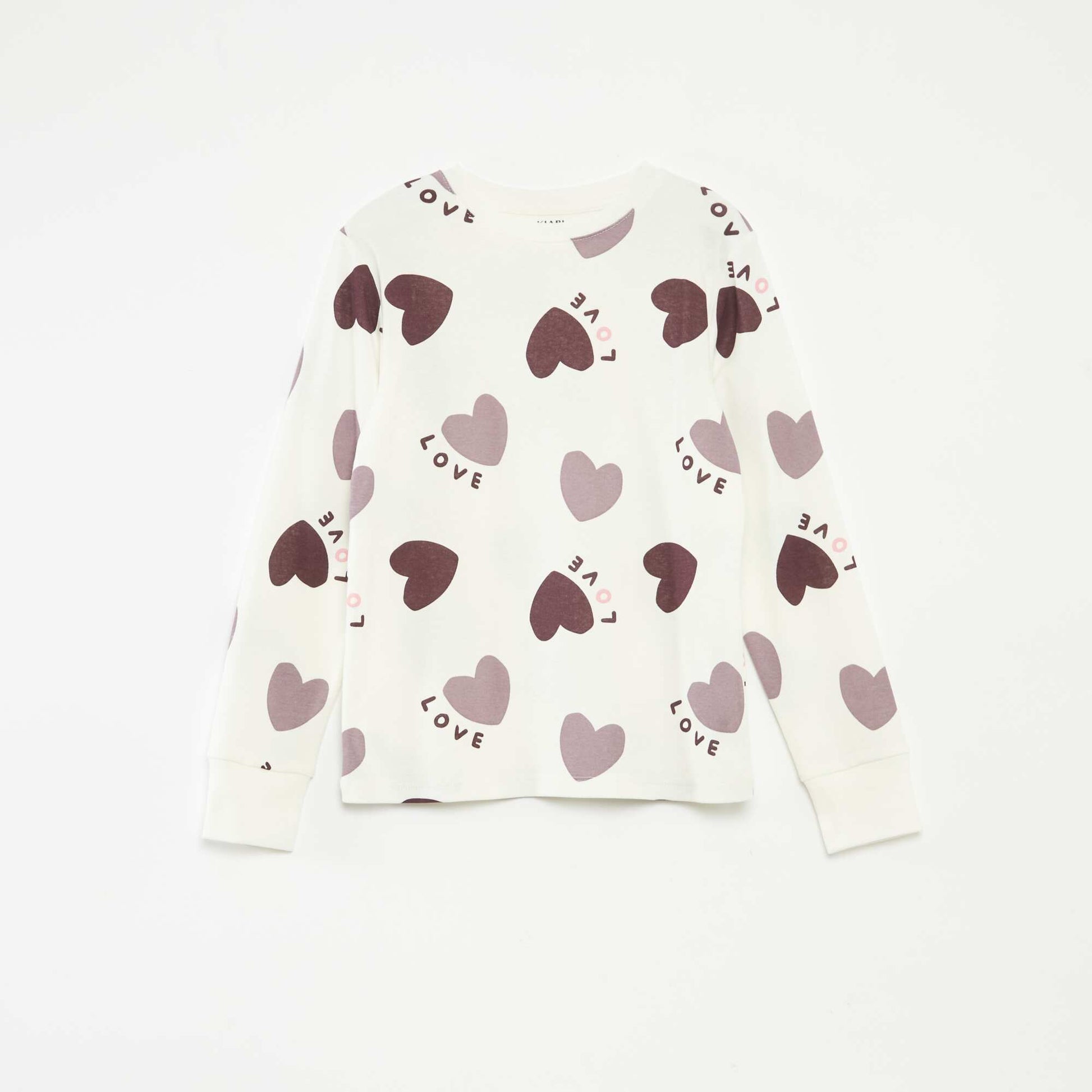 Ensemble de pyjama t-shirt + pantalon -  2 pièces VIOLET