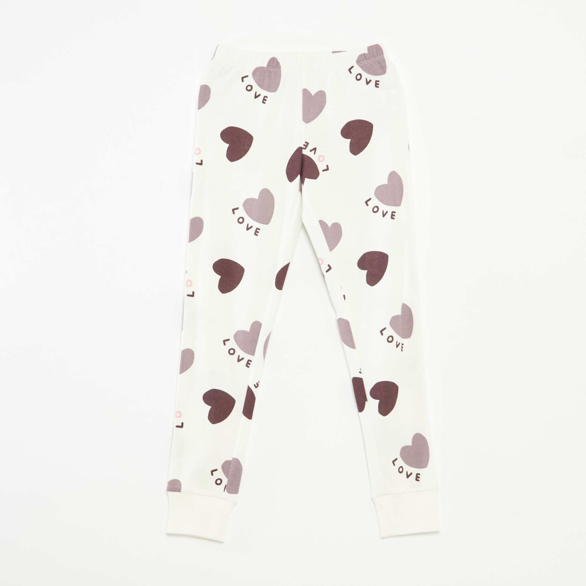 Ensemble de pyjama t-shirt + pantalon -  2 pièces VIOLET