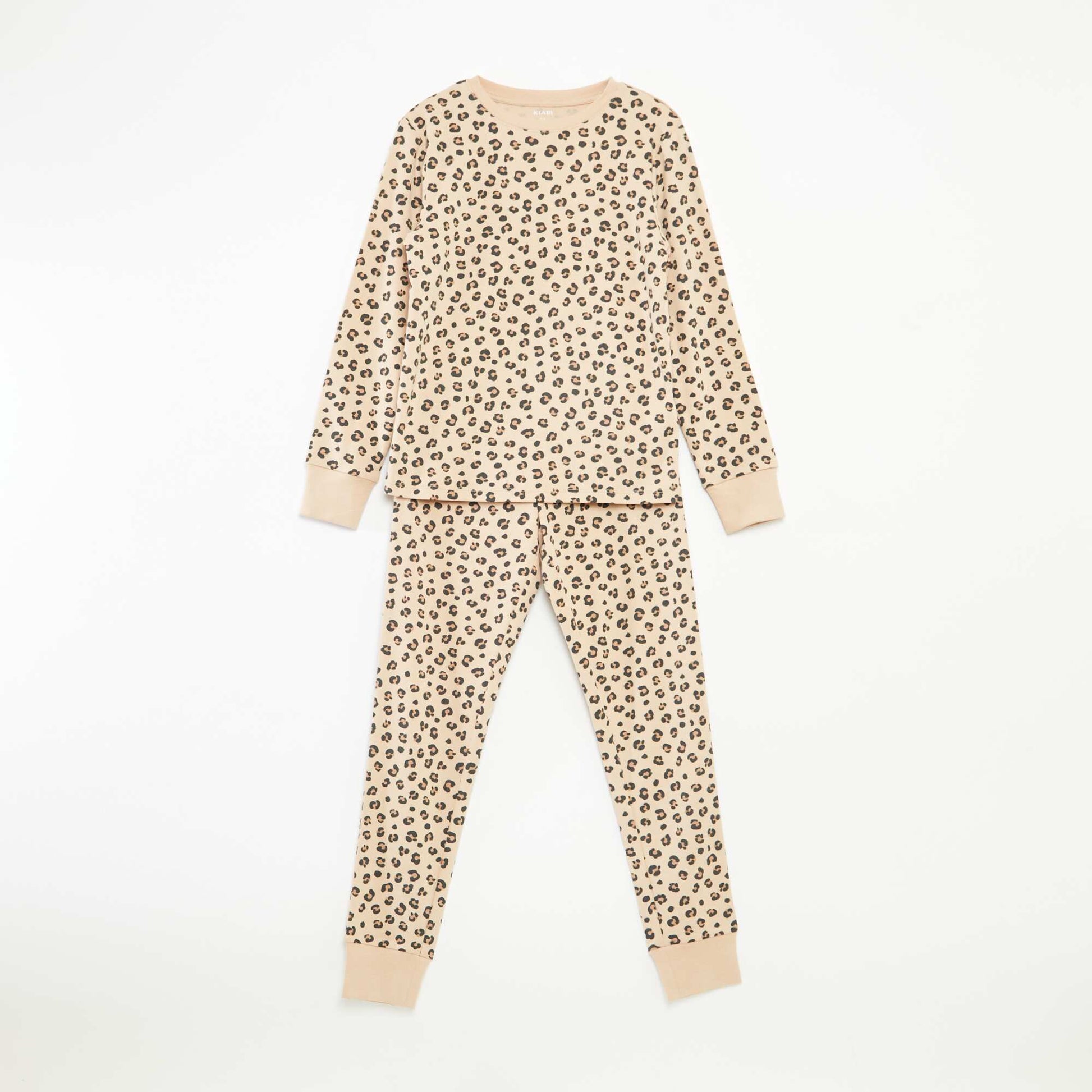 Ensemble de pyjama t-shirt + pantalon -  2 pièces MARRON