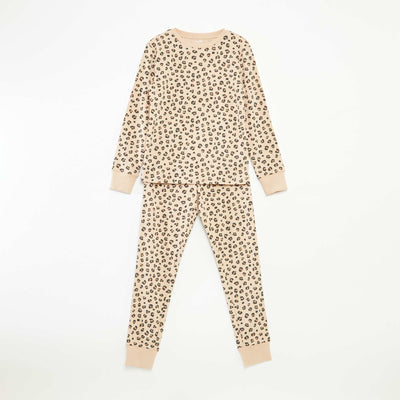 Ensemble de pyjama t-shirt + pantalon -  2 pièces MARRON