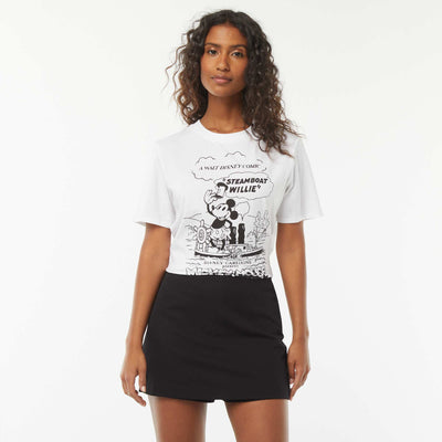Jupe short à taille haute NOIR