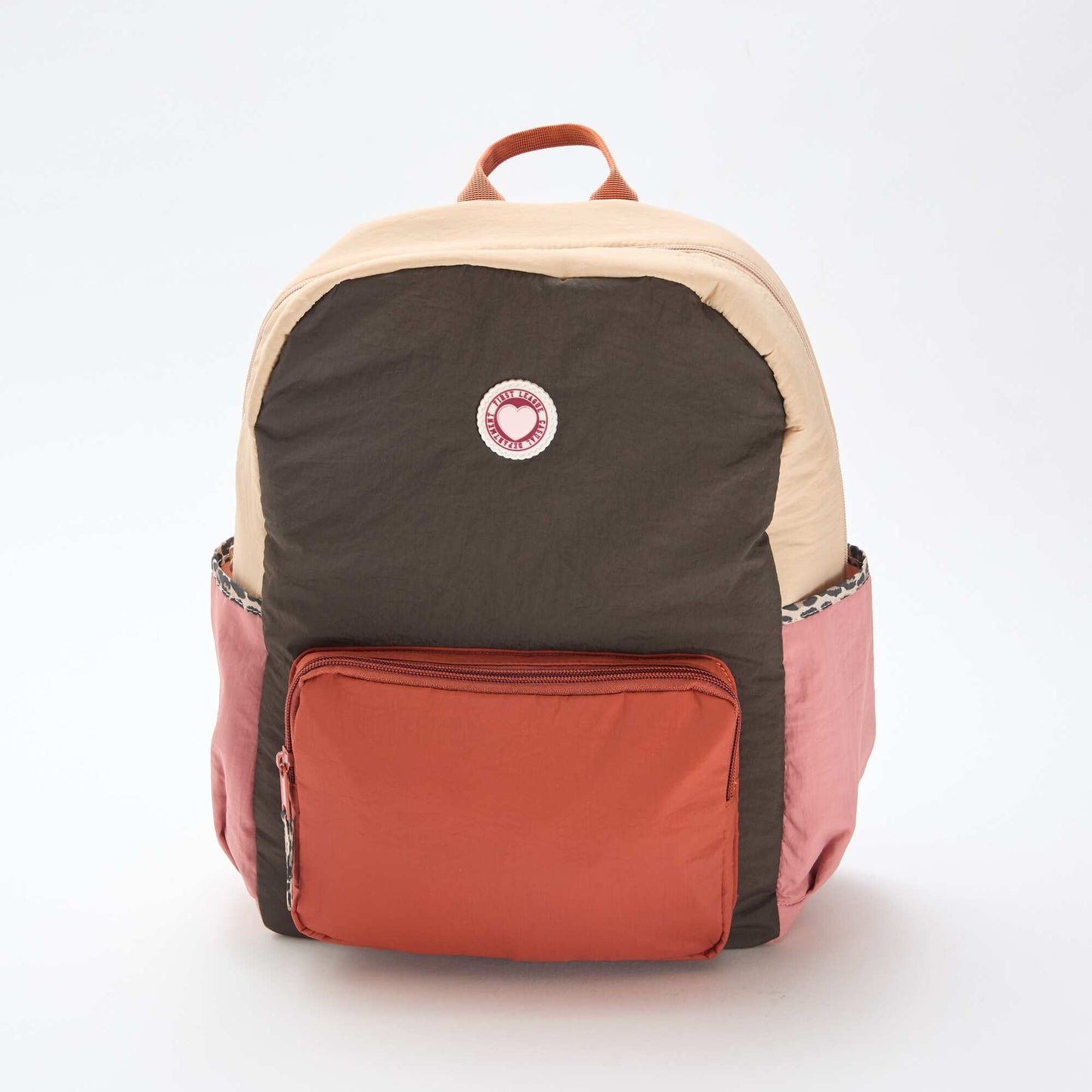Sac à dos color block MARRON