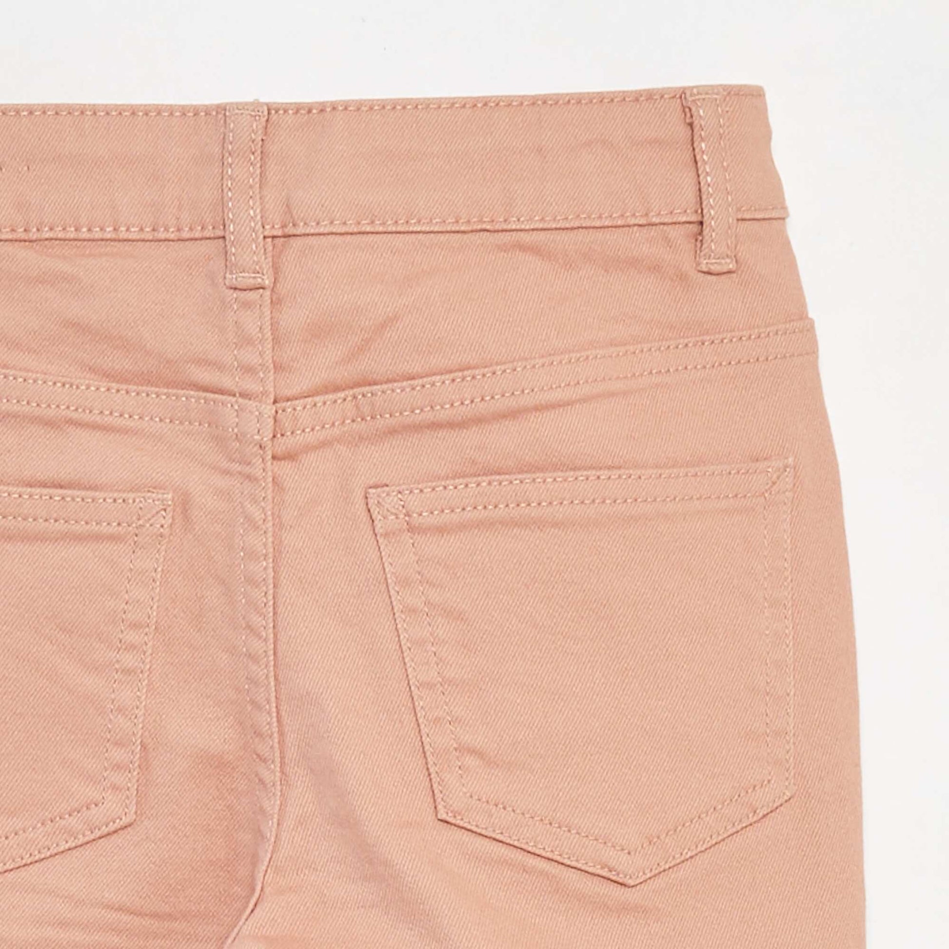 Pantalon flare en twill avec taille ajustable ROSE