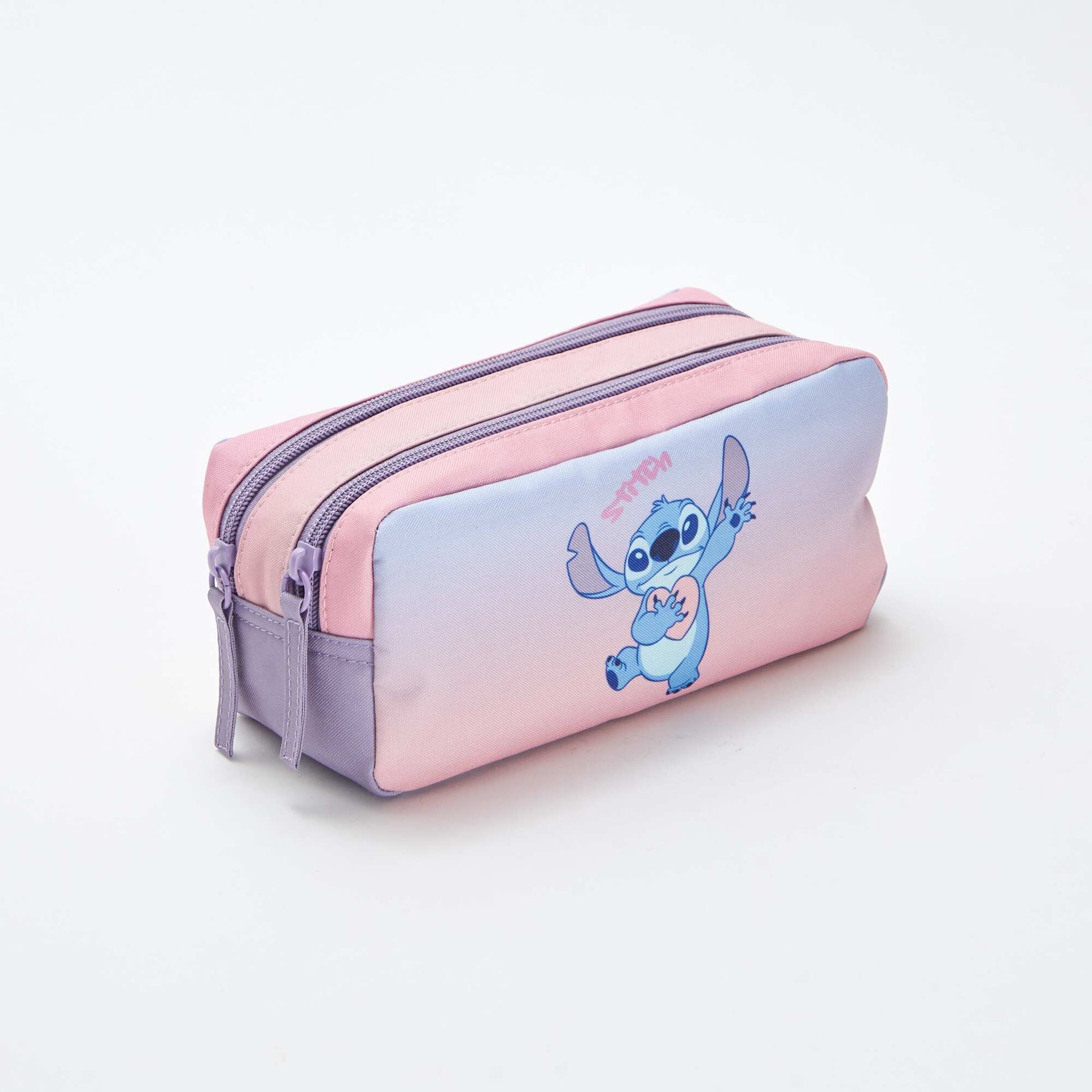 Trousse imprimée 'Stitch' VIOLET