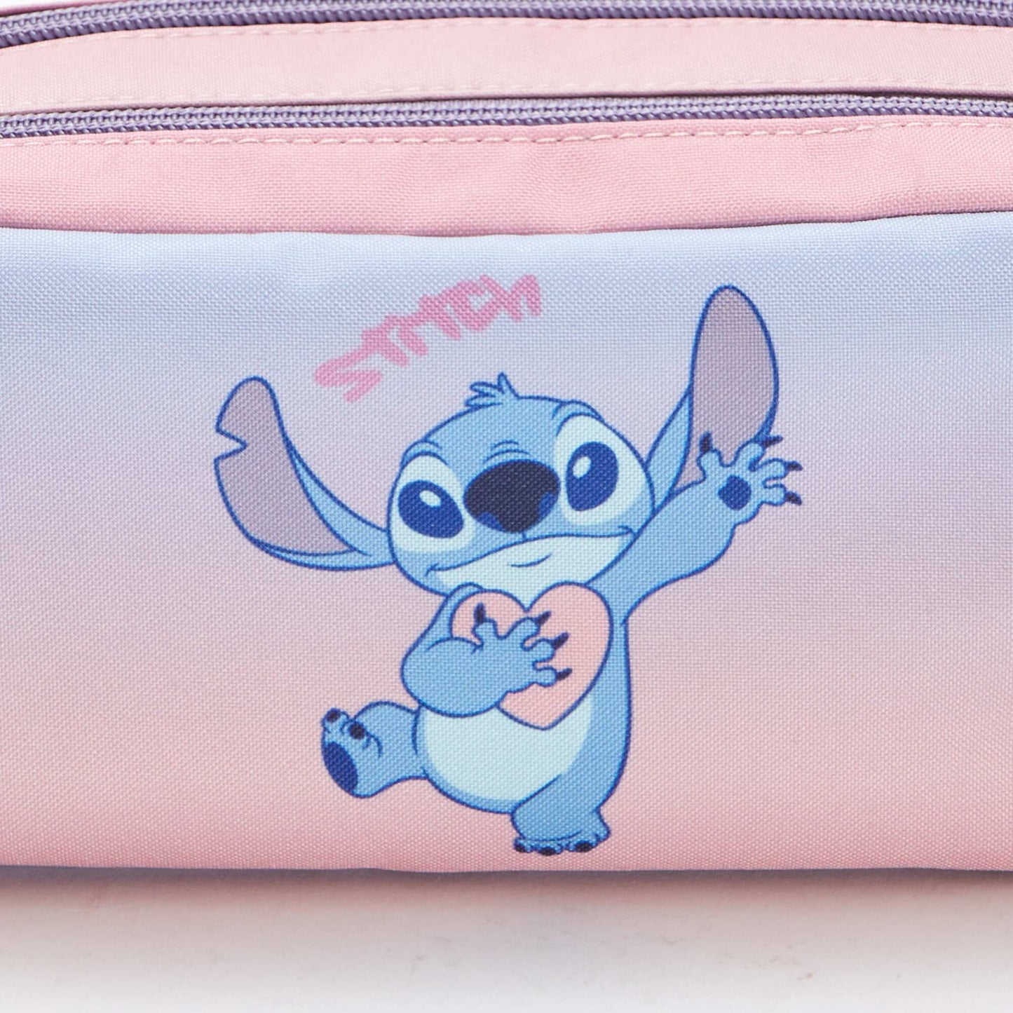 Trousse imprimée 'Stitch' VIOLET