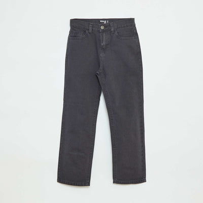 Pantalon droit - regular fit à 5 poches NOIR