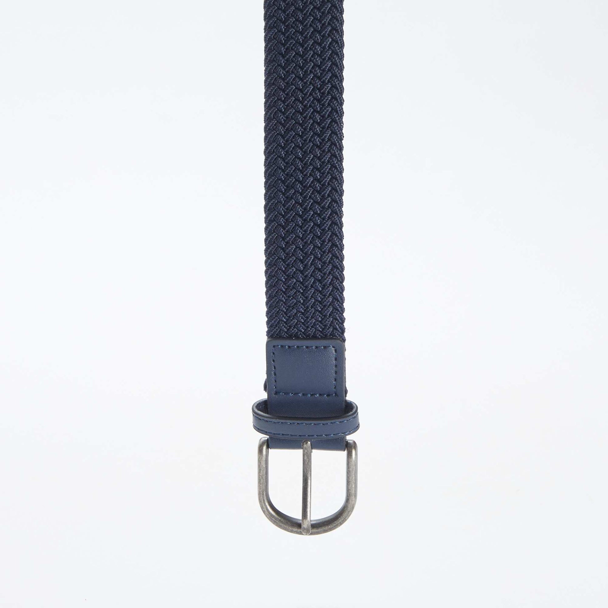 Ceinture tressée BLEU