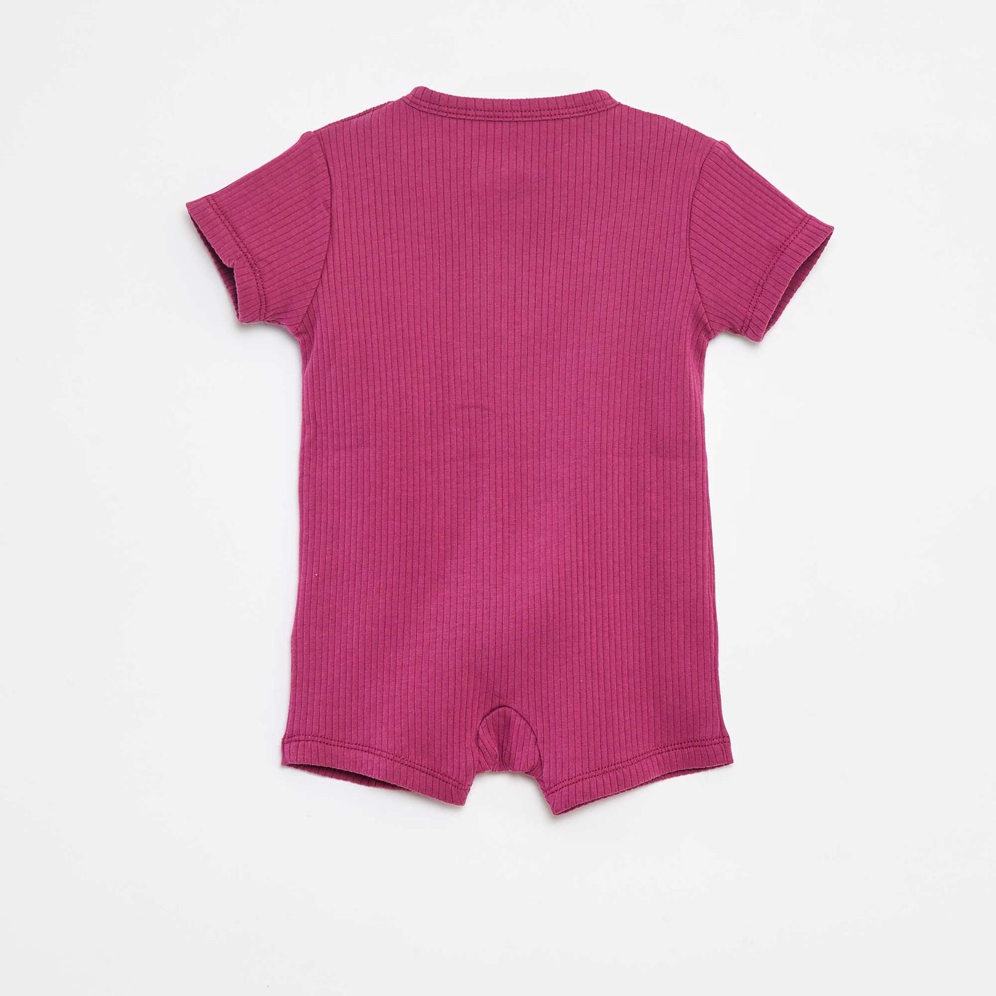 Pyjama dors-bien léger zippé à manches courtes ROSE