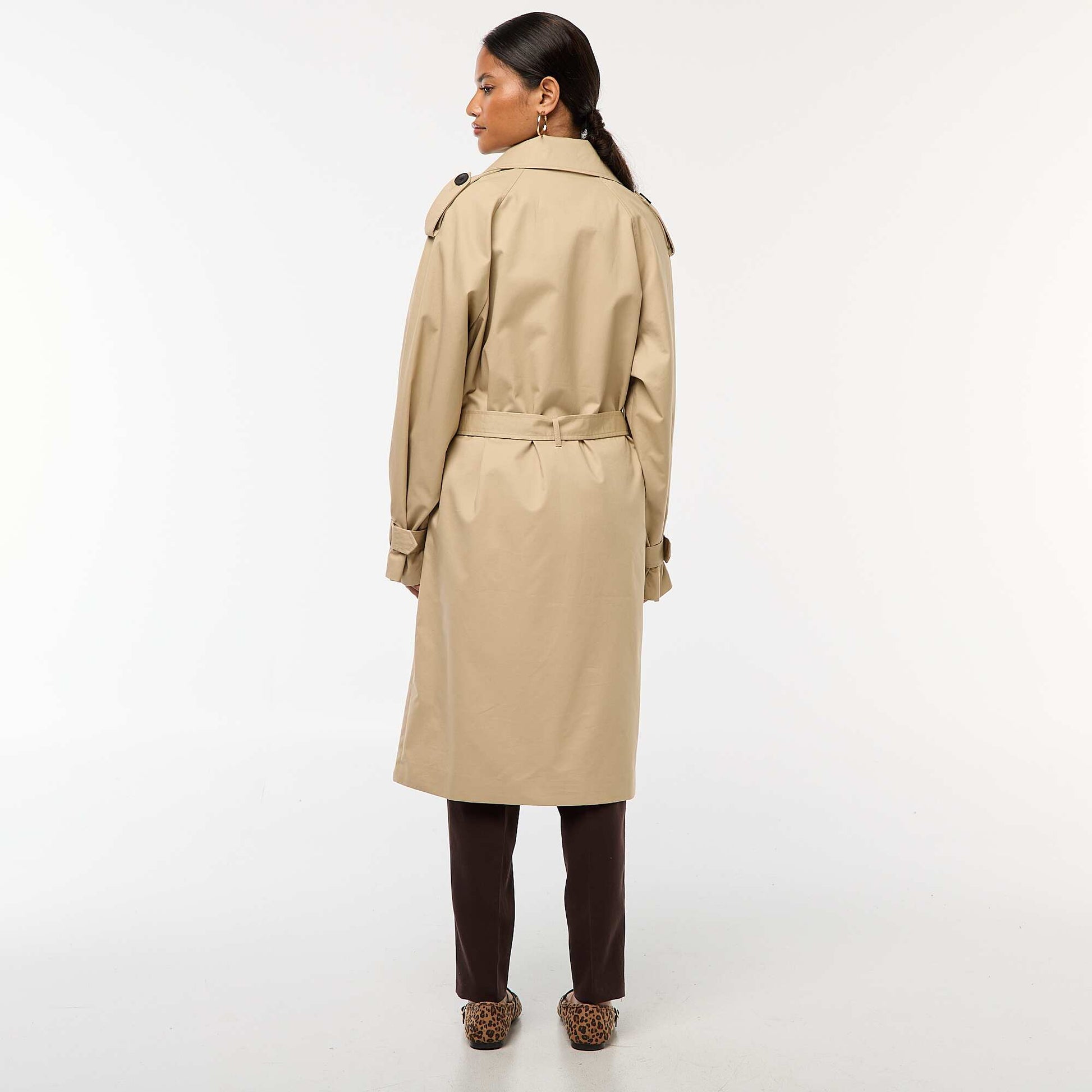Trench mi-long léger BEIGE